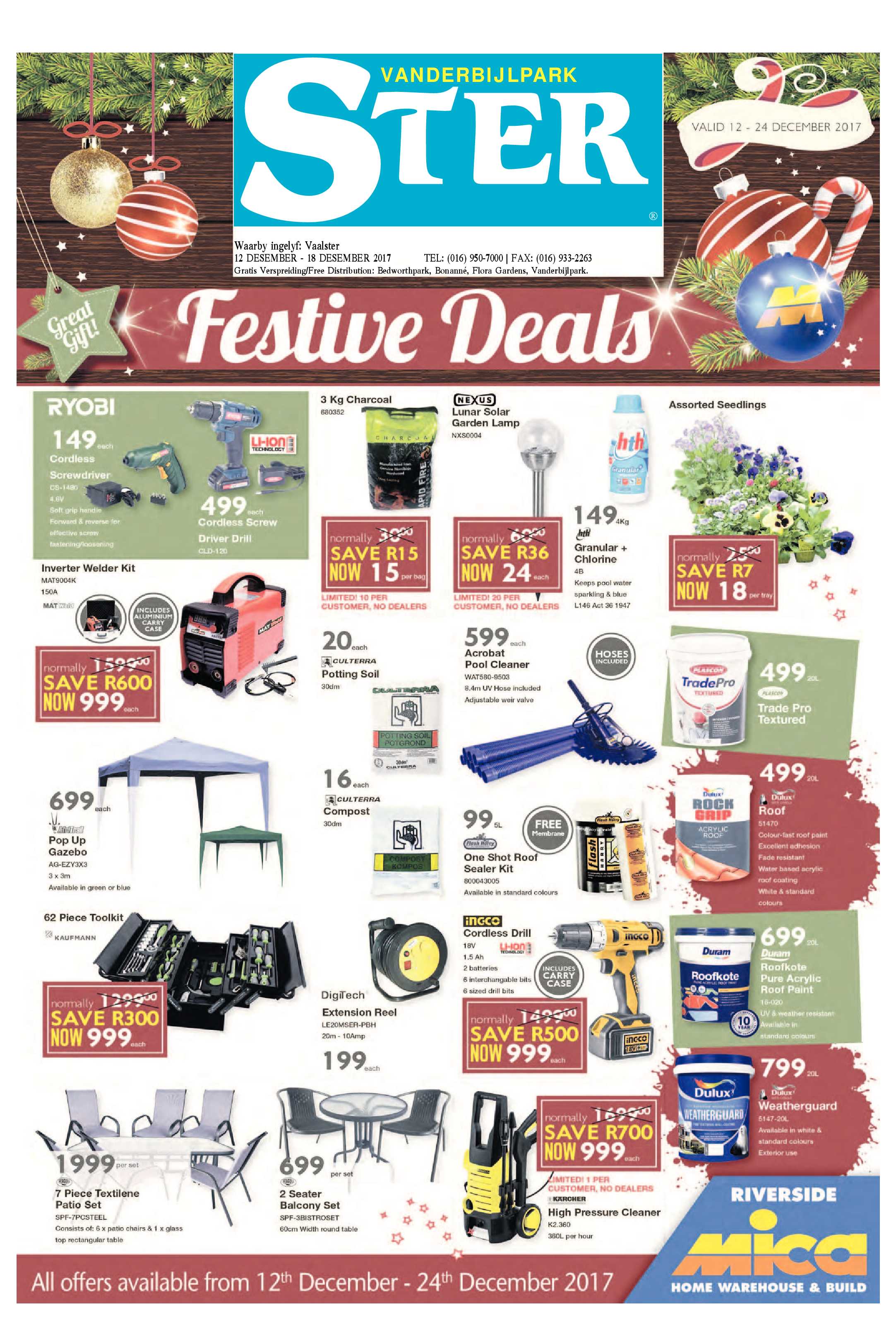 Vanderbijlpark Ster 12 – 18 Desember 2017 page 1