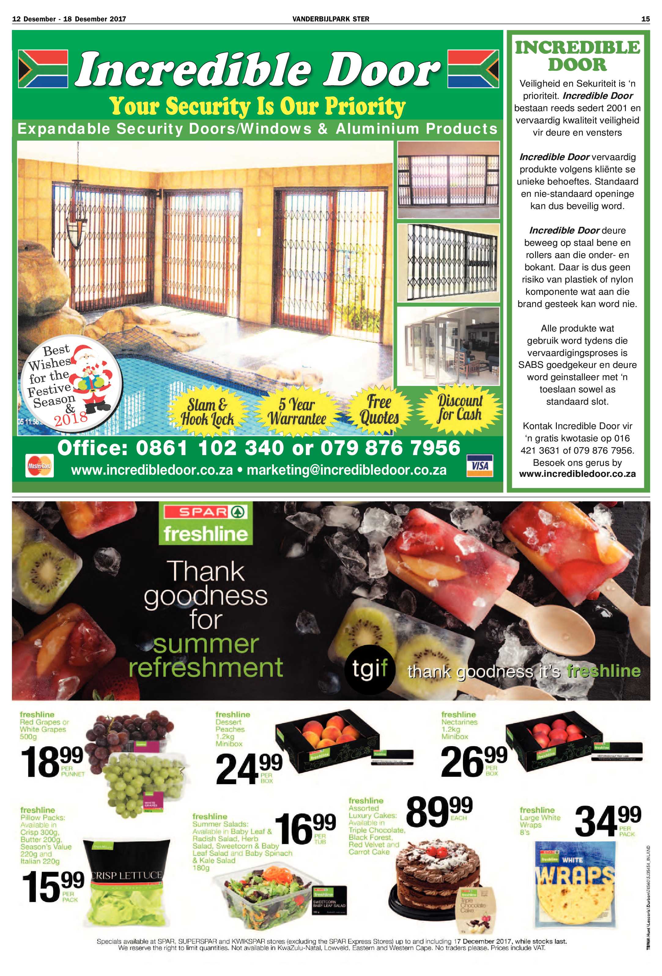 Vanderbijlpark Ster 12 – 18 Desember 2017 page 15