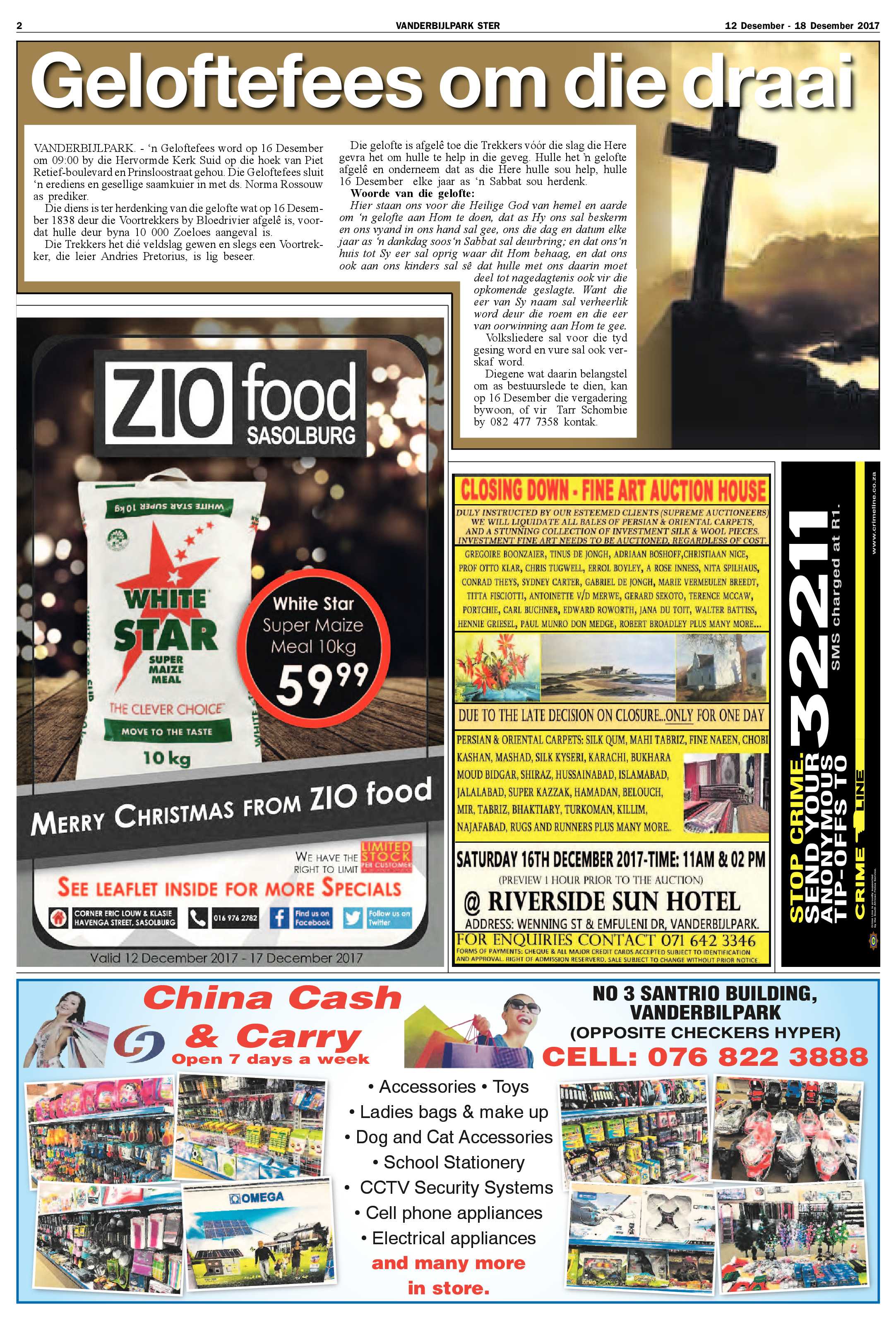 Vanderbijlpark Ster 12 – 18 Desember 2017 page 2