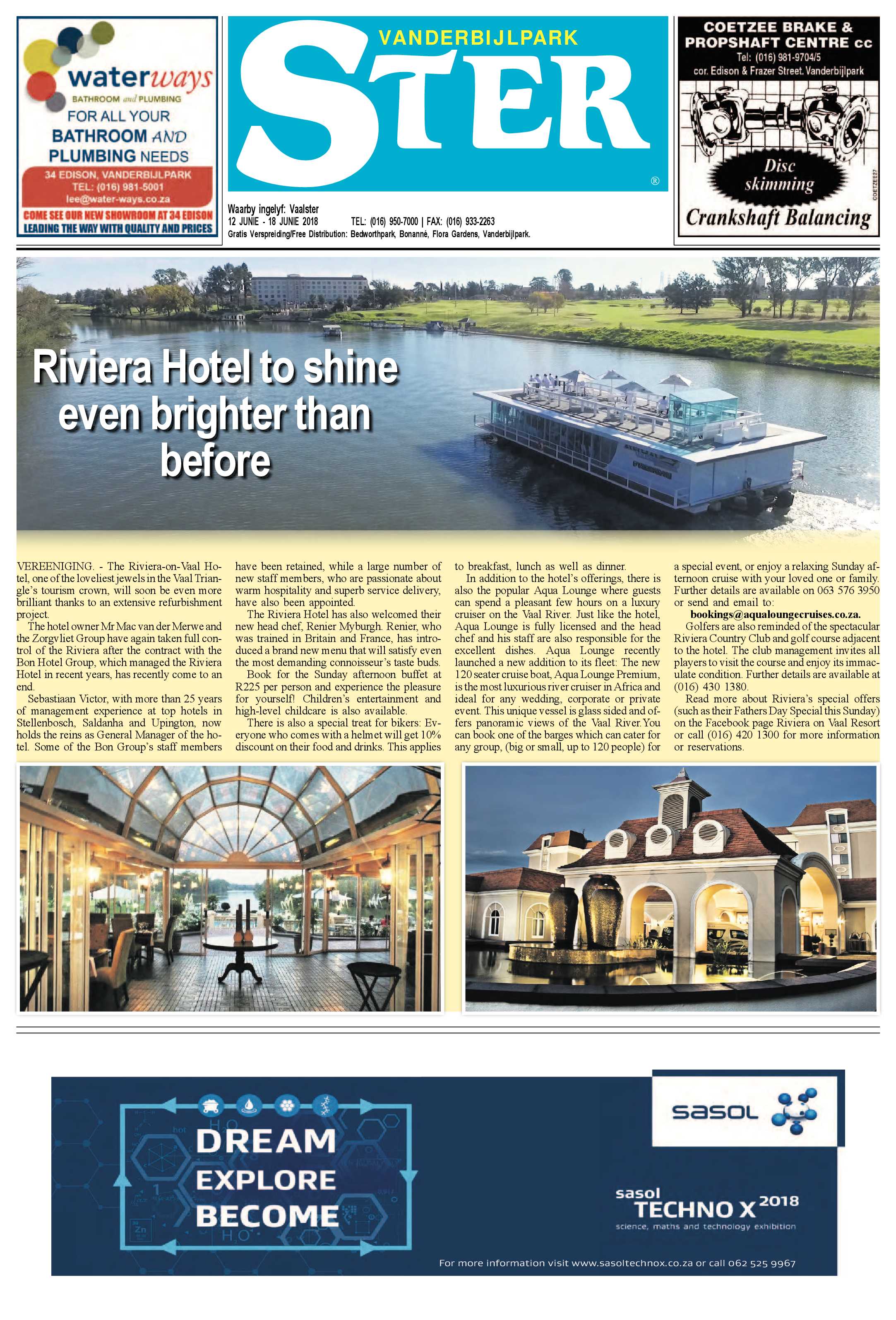 Vanderbijlpark Ster 12 – 18 Junie 2018 page 1