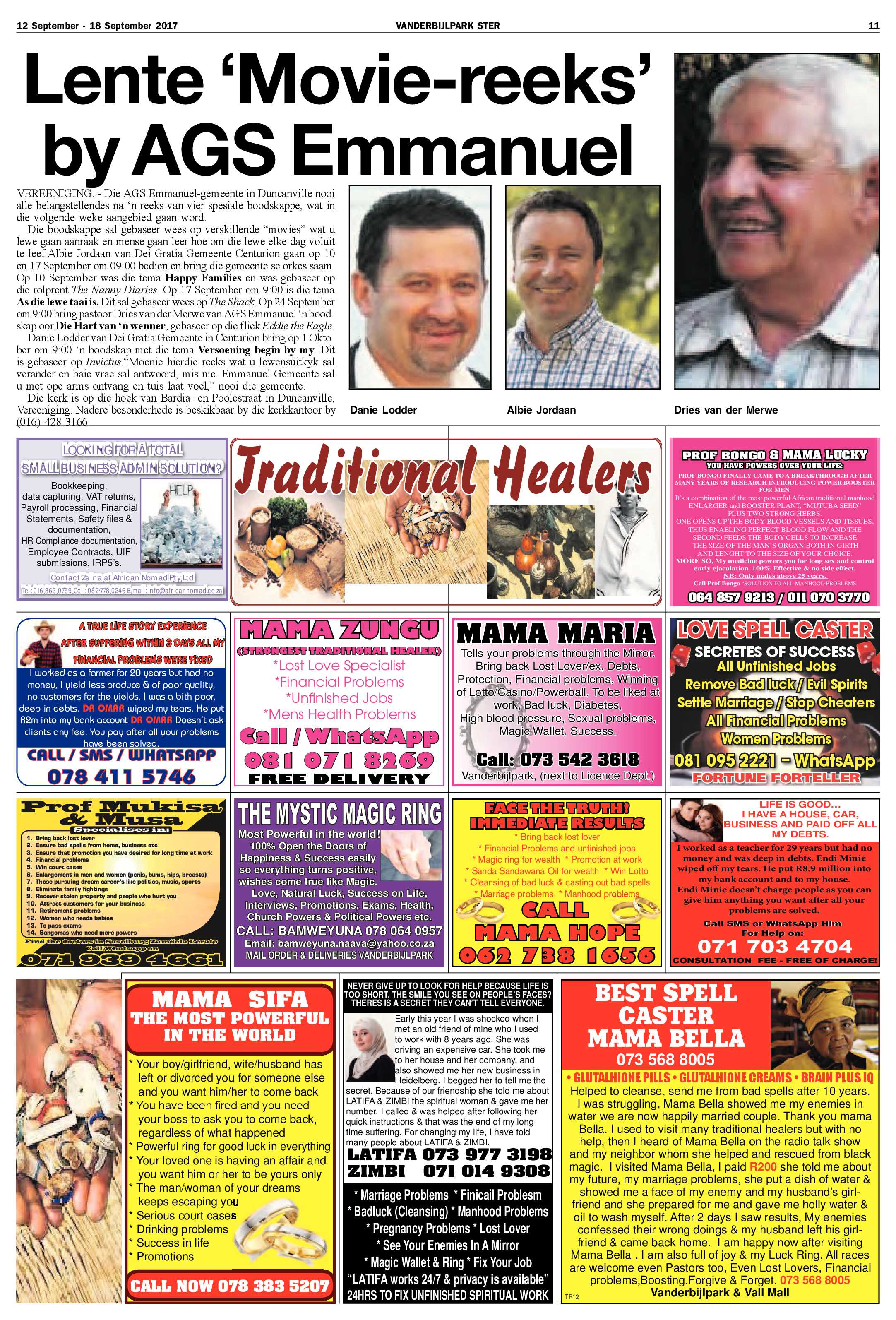 Vanderbijlpark Ster 12 – 18 September 2017 page 11