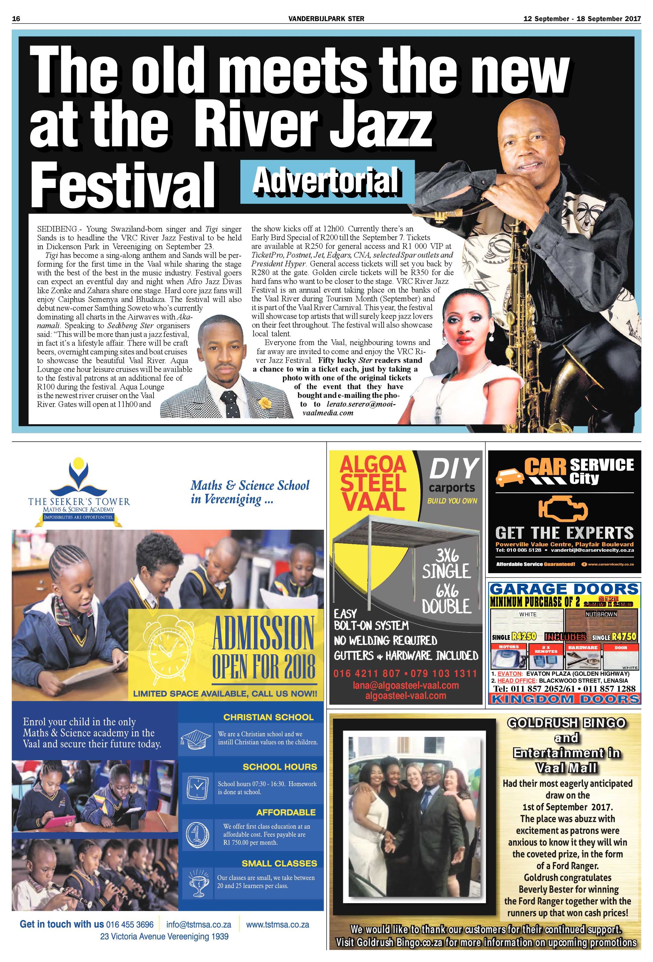 Vanderbijlpark Ster 12 – 18 September 2017 page 16