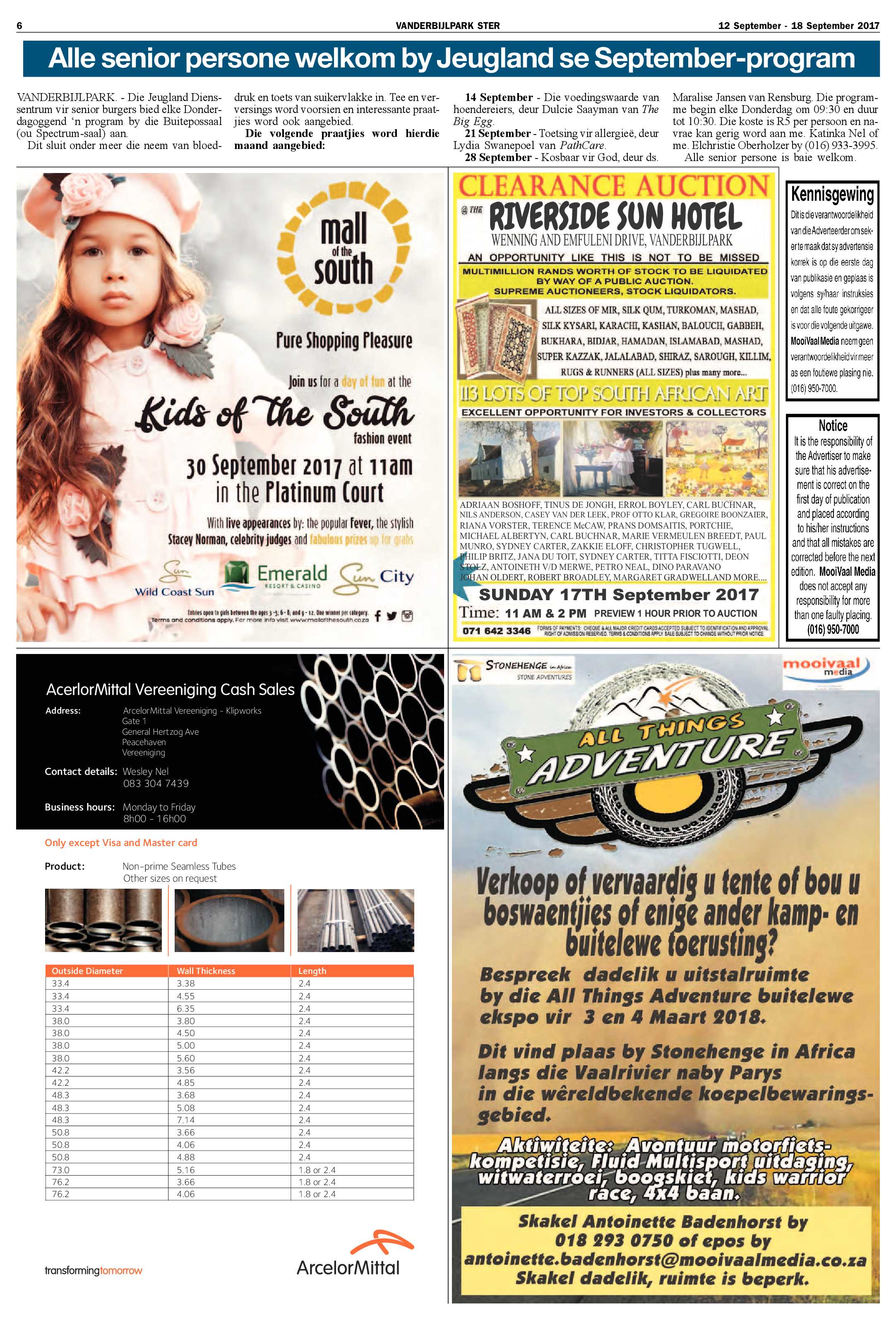 Vanderbijlpark Ster 12 – 18 September 2017 page 6