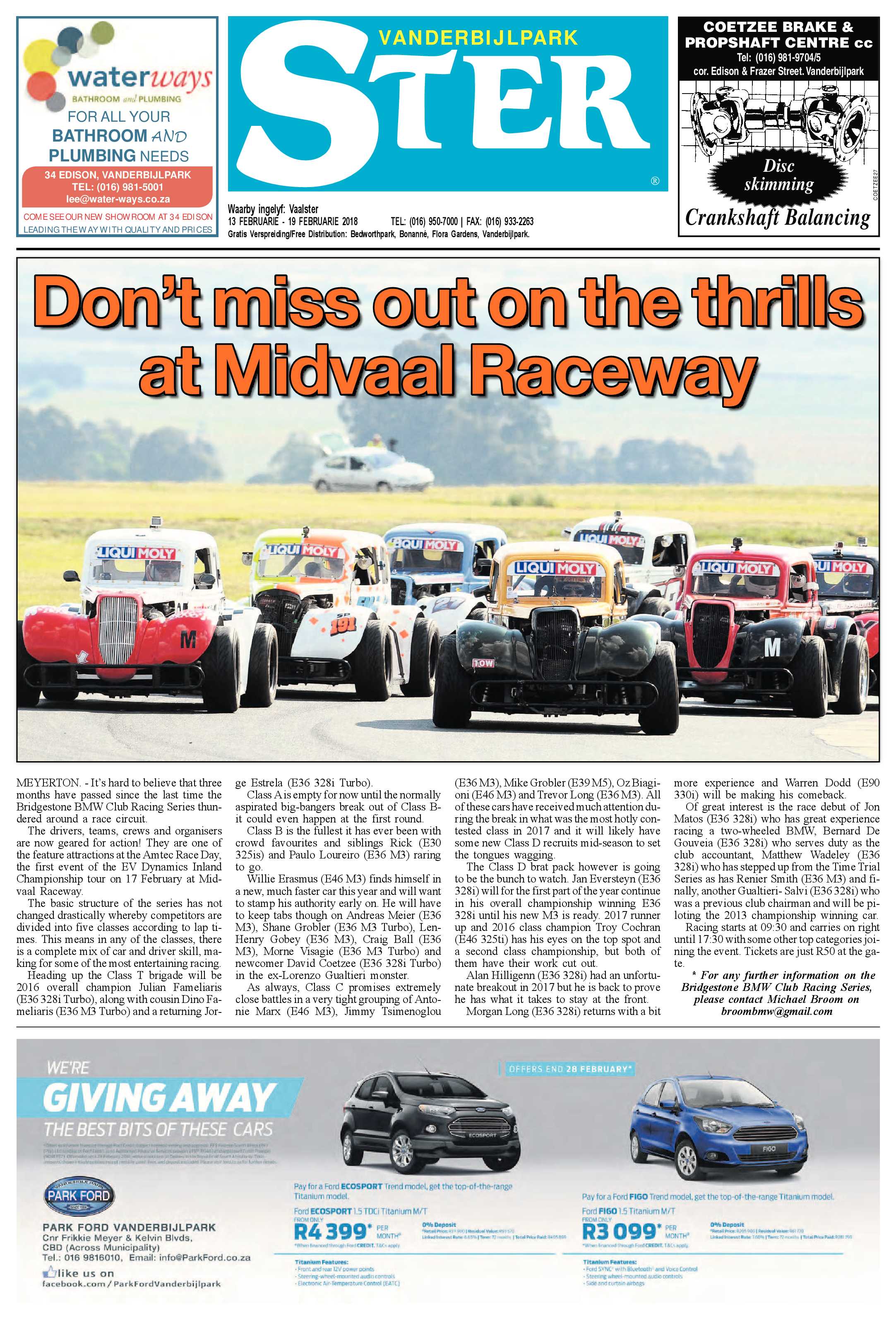 Vanderbijlpark Ster 13 – 19 Februarie 2018 page 1