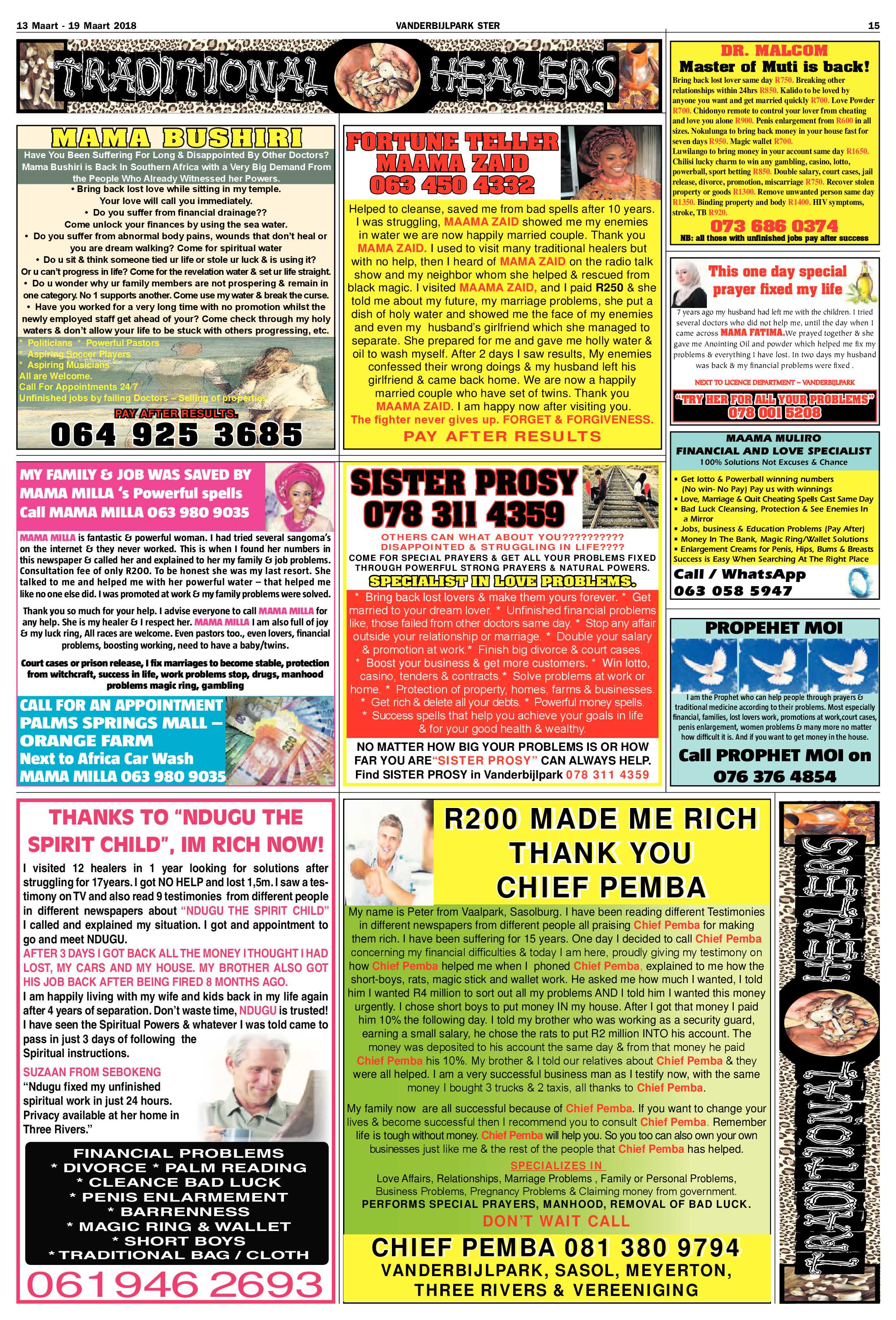 Vanderbijlpark Ster 13 – 19 Maart 2018 page 15