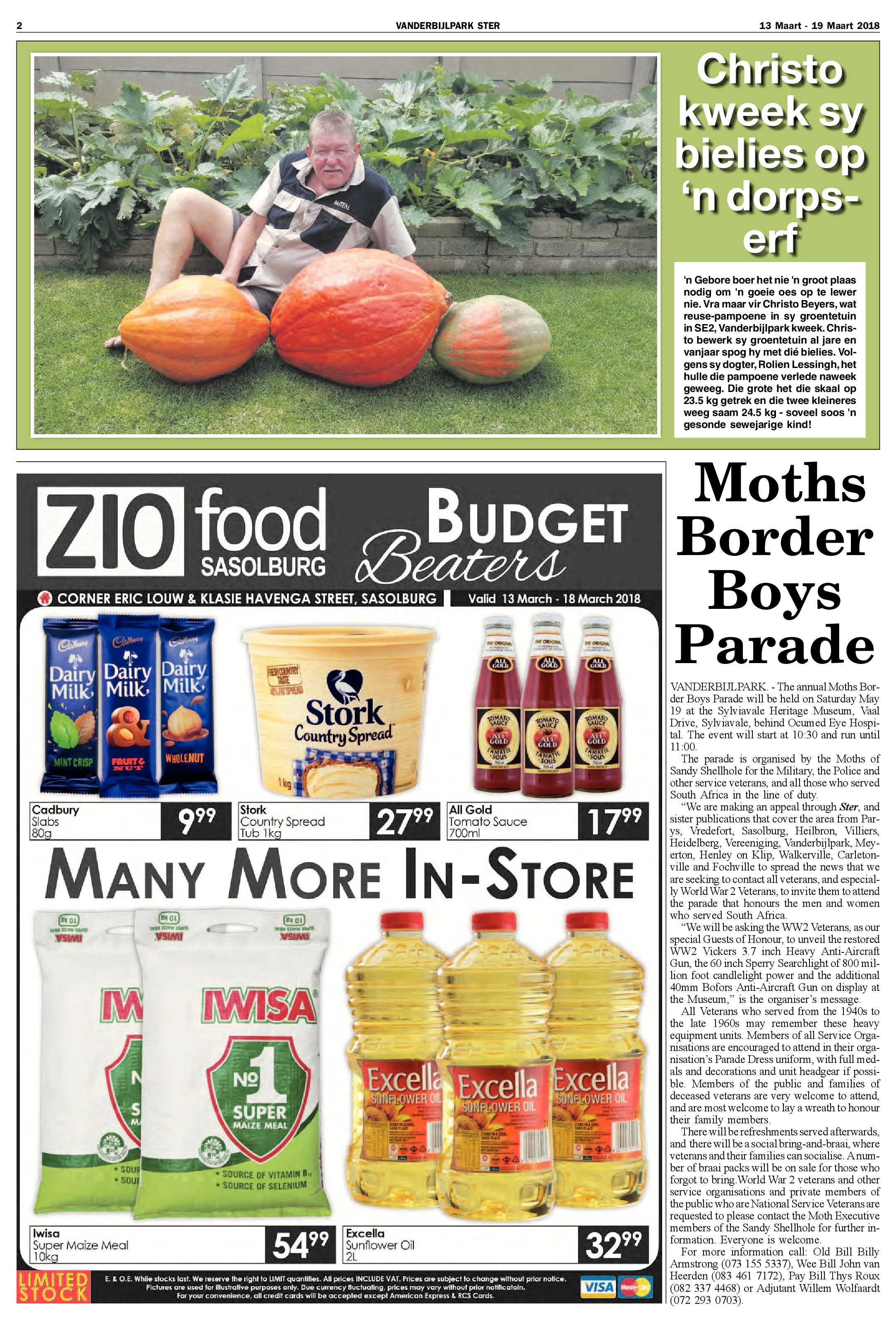 Vanderbijlpark Ster 13 – 19 Maart 2018 page 2