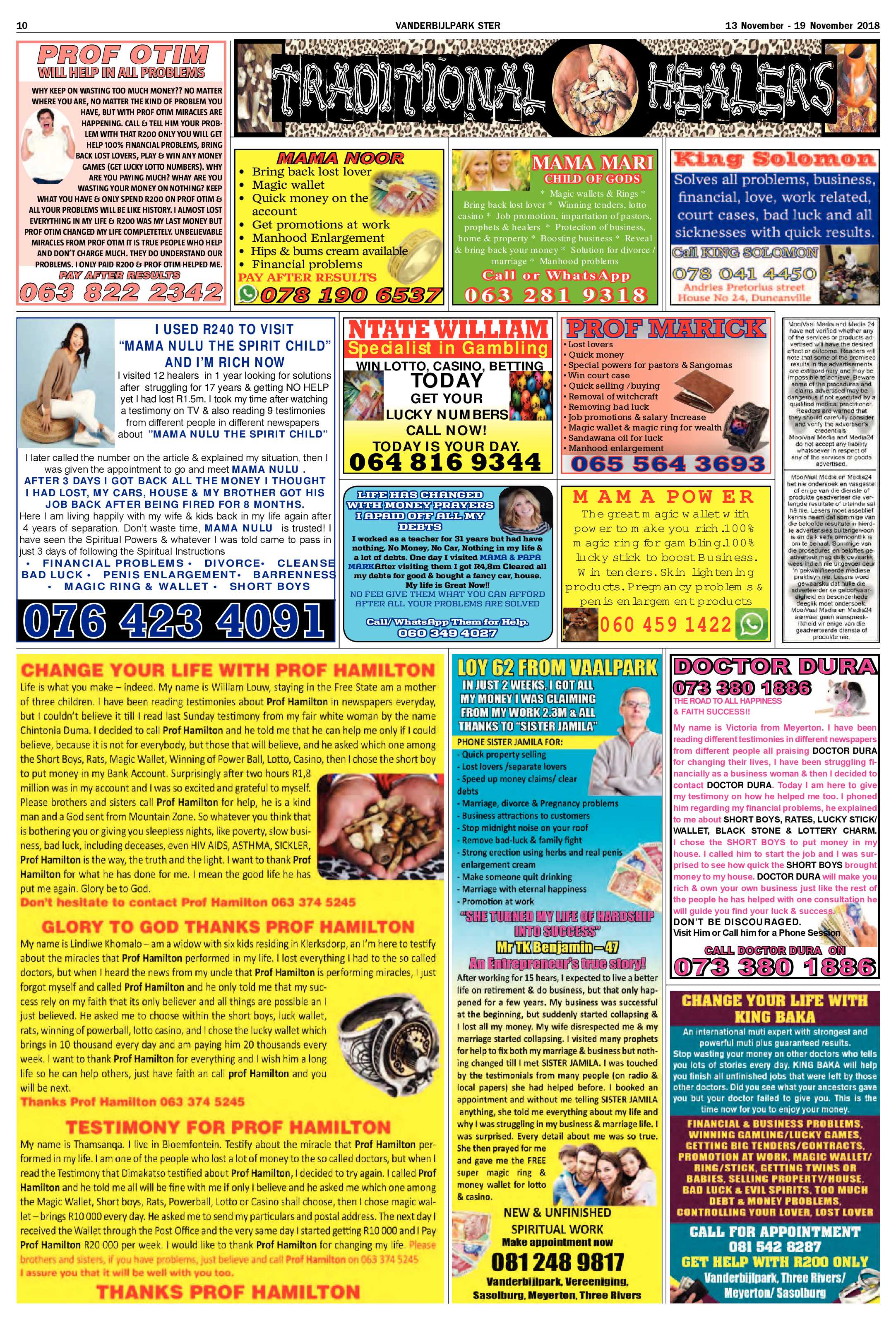 Vanderbijlpark Ster 13 – 19 November 2018 page 10