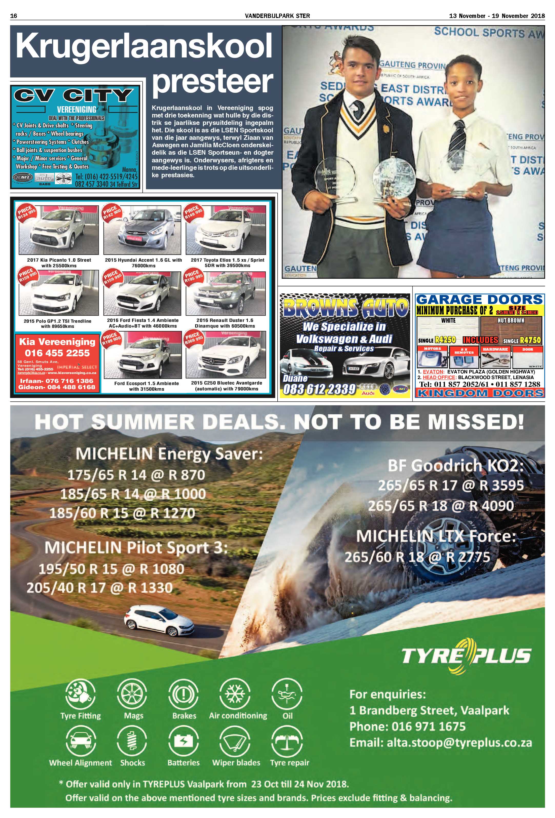 Vanderbijlpark Ster 13 – 19 November 2018 page 16