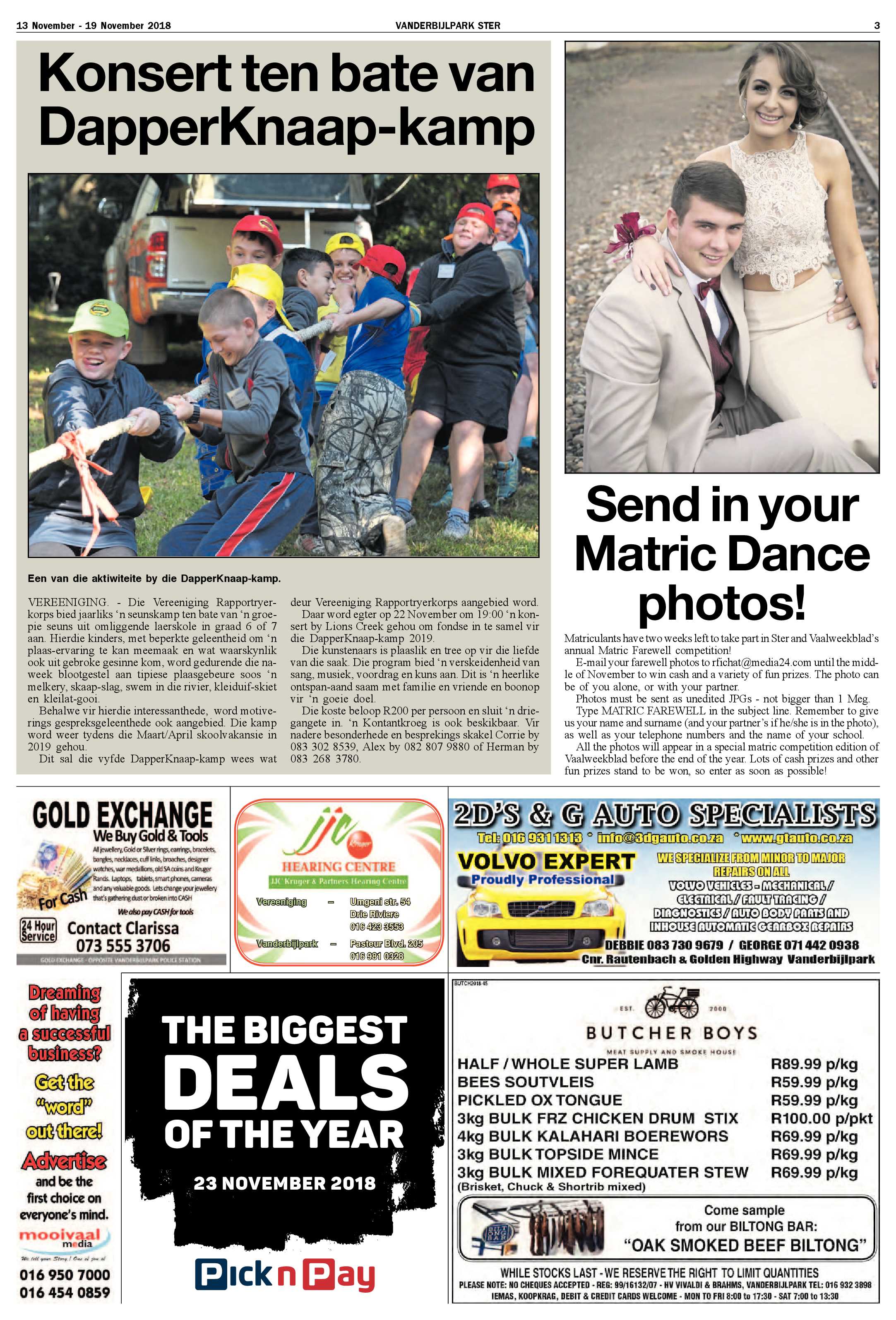 Vanderbijlpark Ster 13 – 19 November 2018 page 3