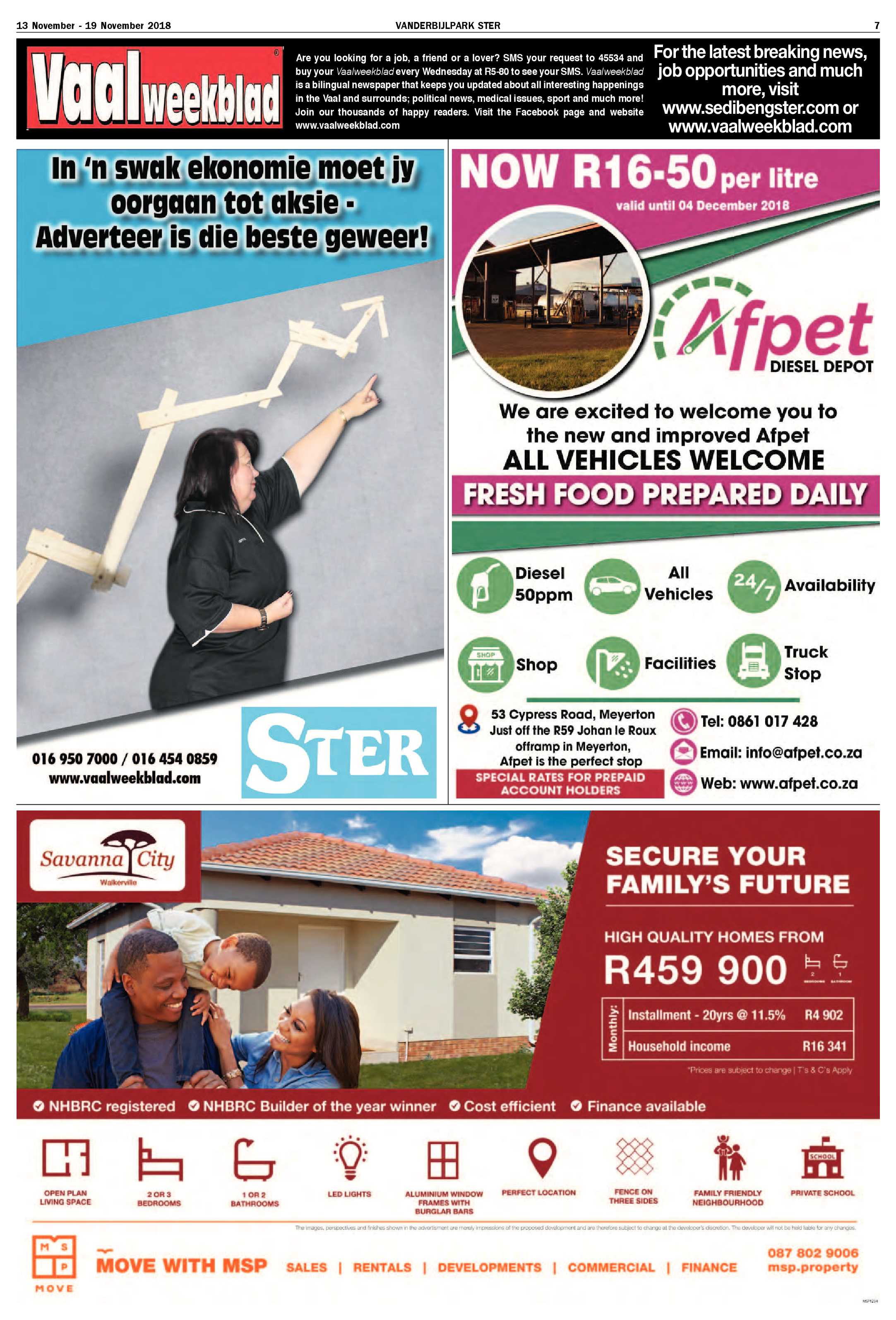 Vanderbijlpark Ster 13 – 19 November 2018 page 7
