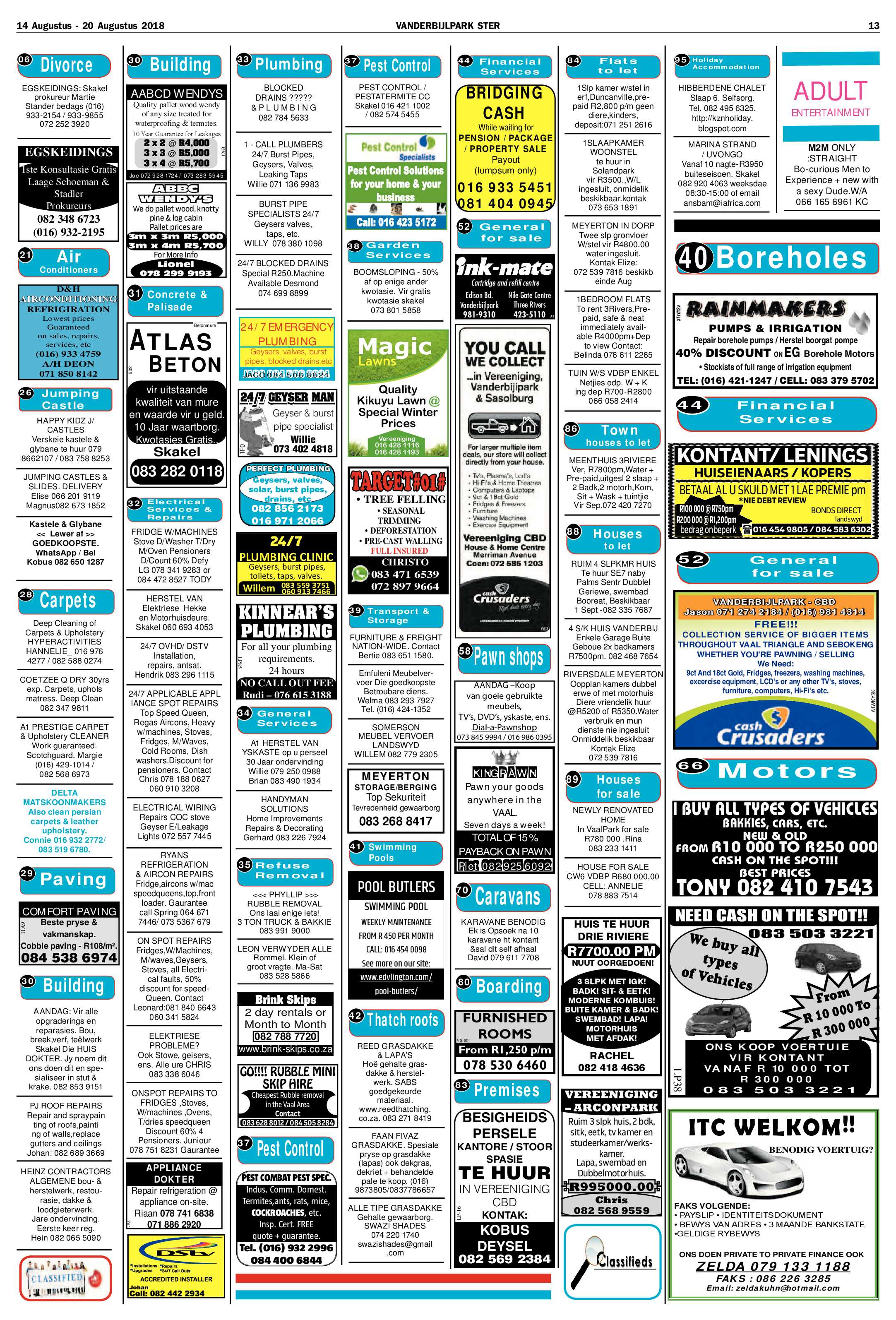 Vanderbijlpark Ster 14 – 20 Augustus 2018 page 13