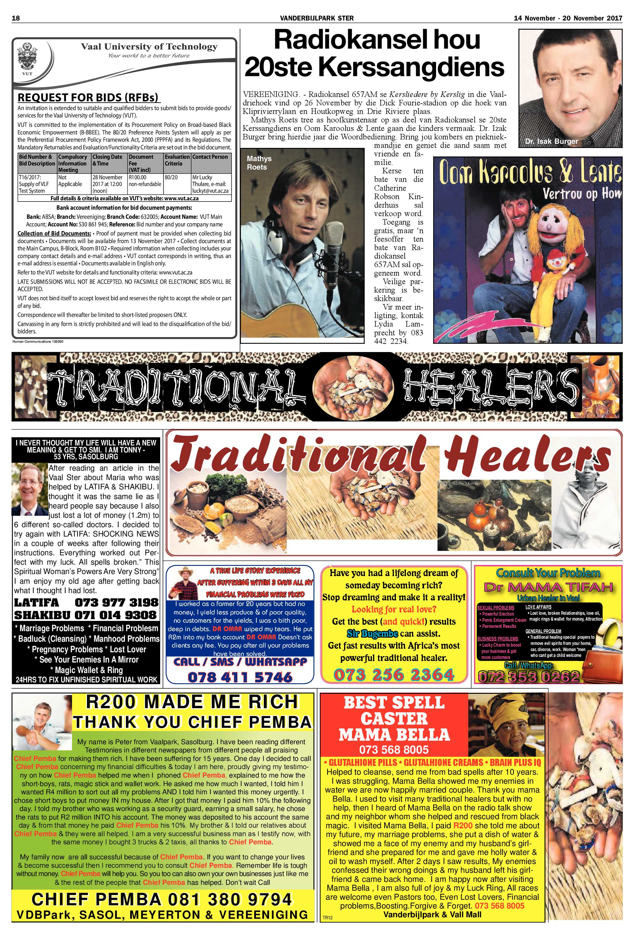 Vanderbijlpark Ster 14 – 20 November 2017 page 18