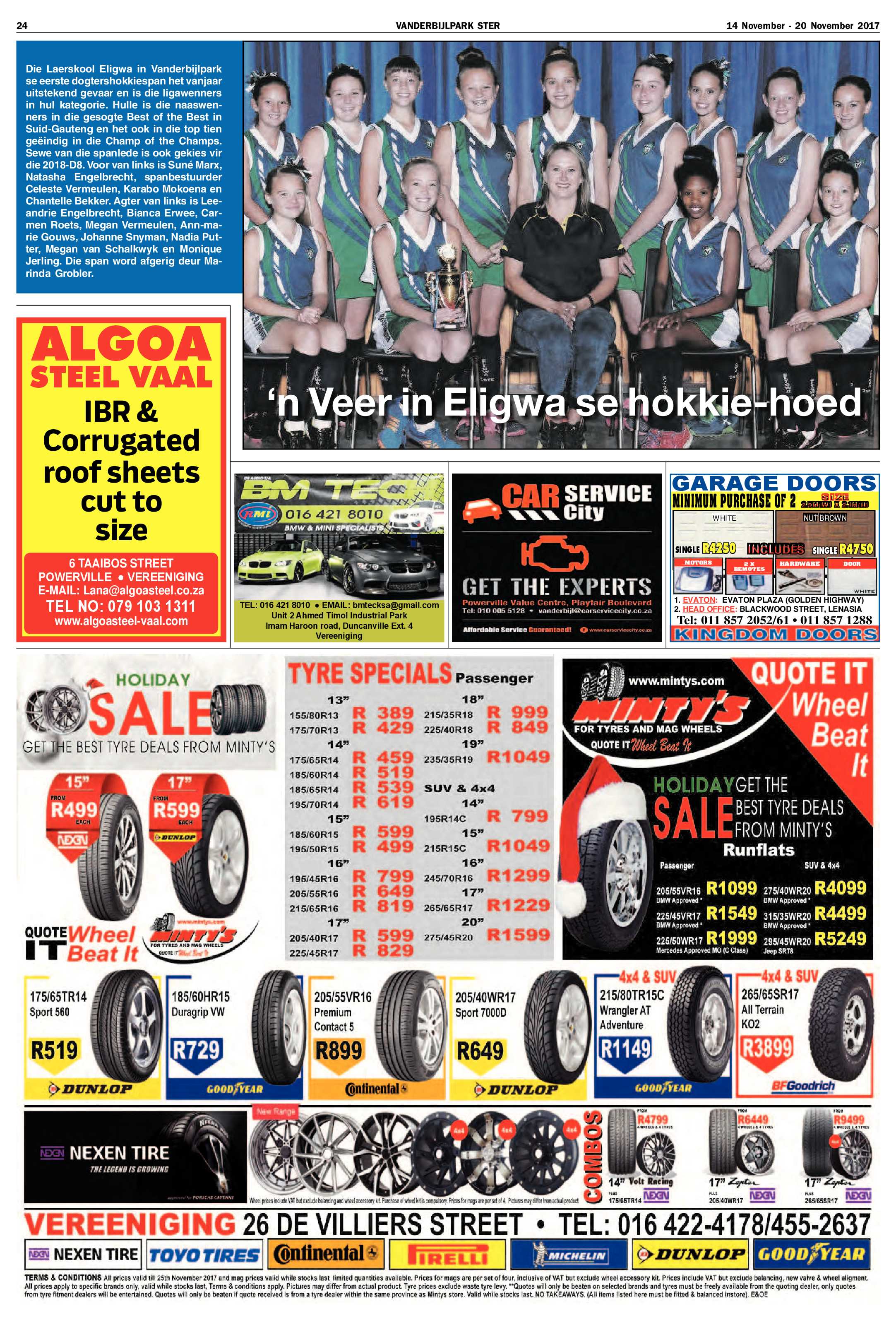 Vanderbijlpark Ster 14 – 20 November 2017 page 24