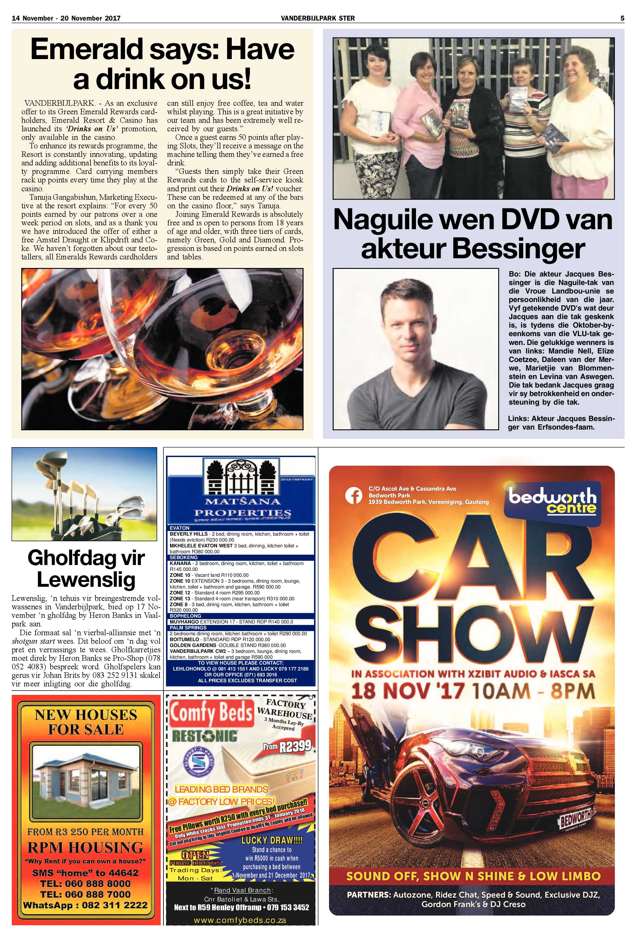 Vanderbijlpark Ster 14 – 20 November 2017 page 5