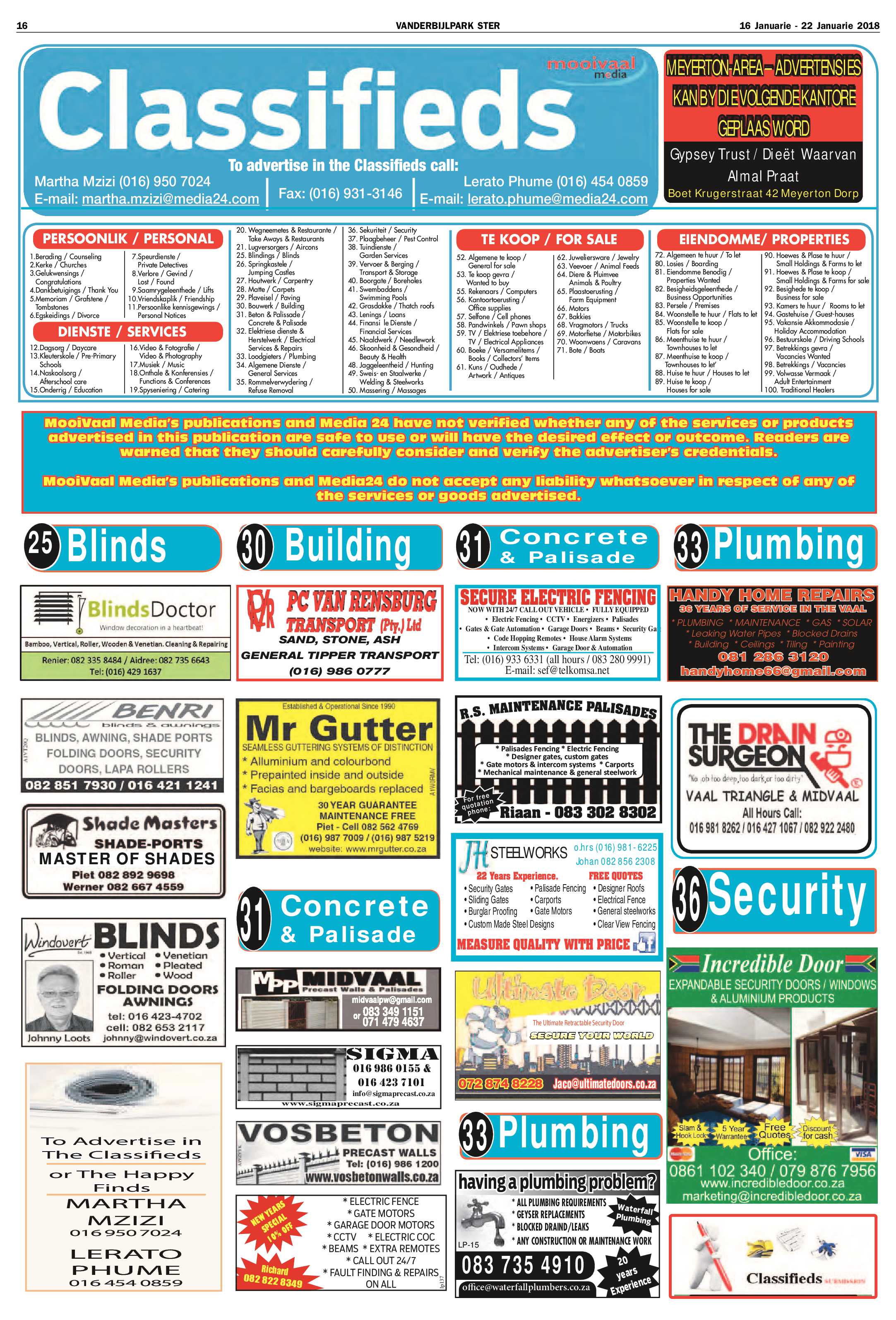 Vanderbijlpark Ster 16 – 22 Januarie 2018 page 16