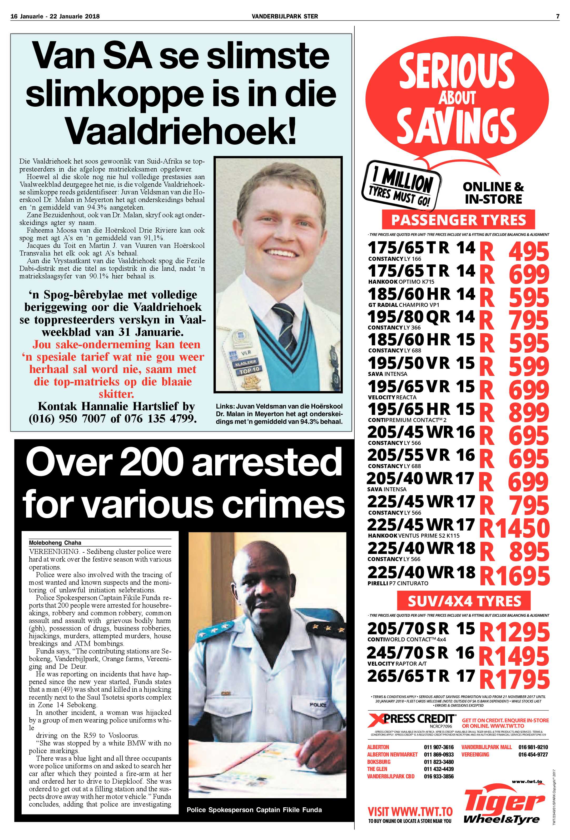 Vanderbijlpark Ster 16 – 22 Januarie 2018 page 7