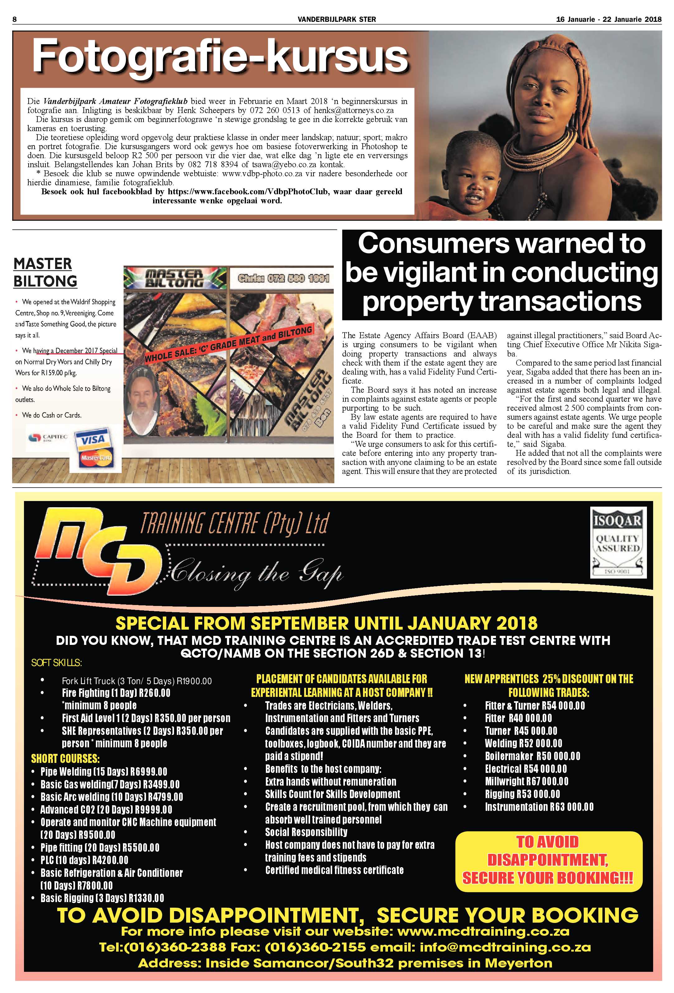 Vanderbijlpark Ster 16 – 22 Januarie 2018 page 8