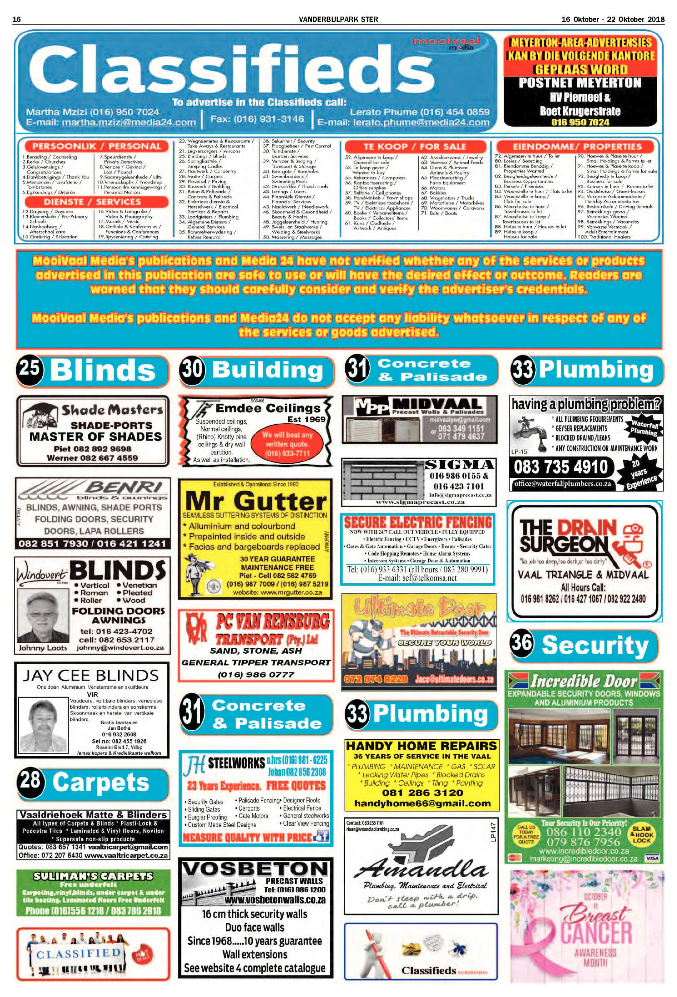 Vanderbijlpark Ster 16 – 22 Oktober 2018 page 16