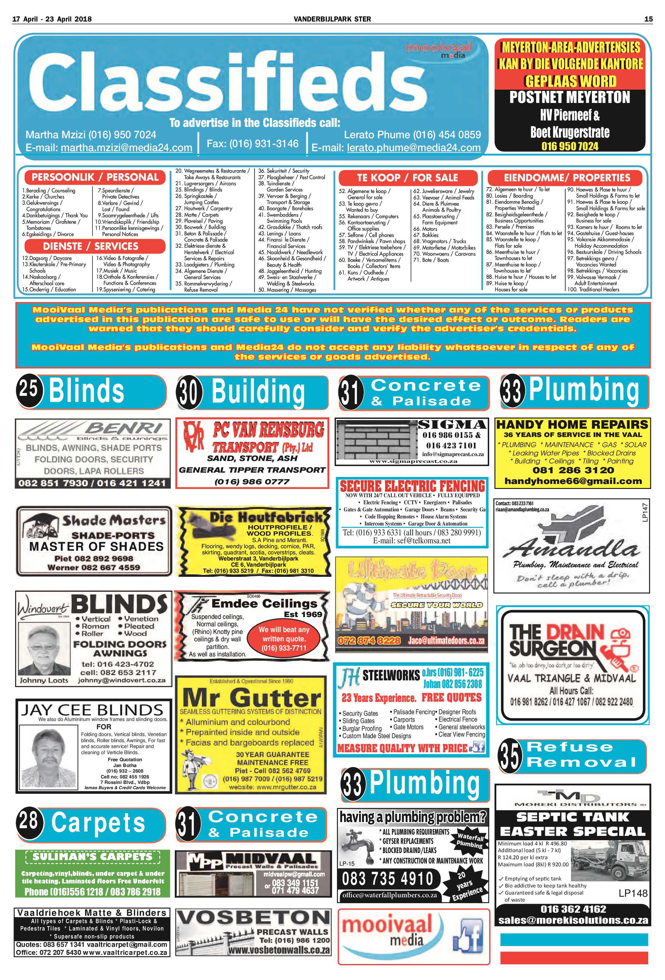 Vanderbijlpark Ster 17 – 23 April 2018 page 15