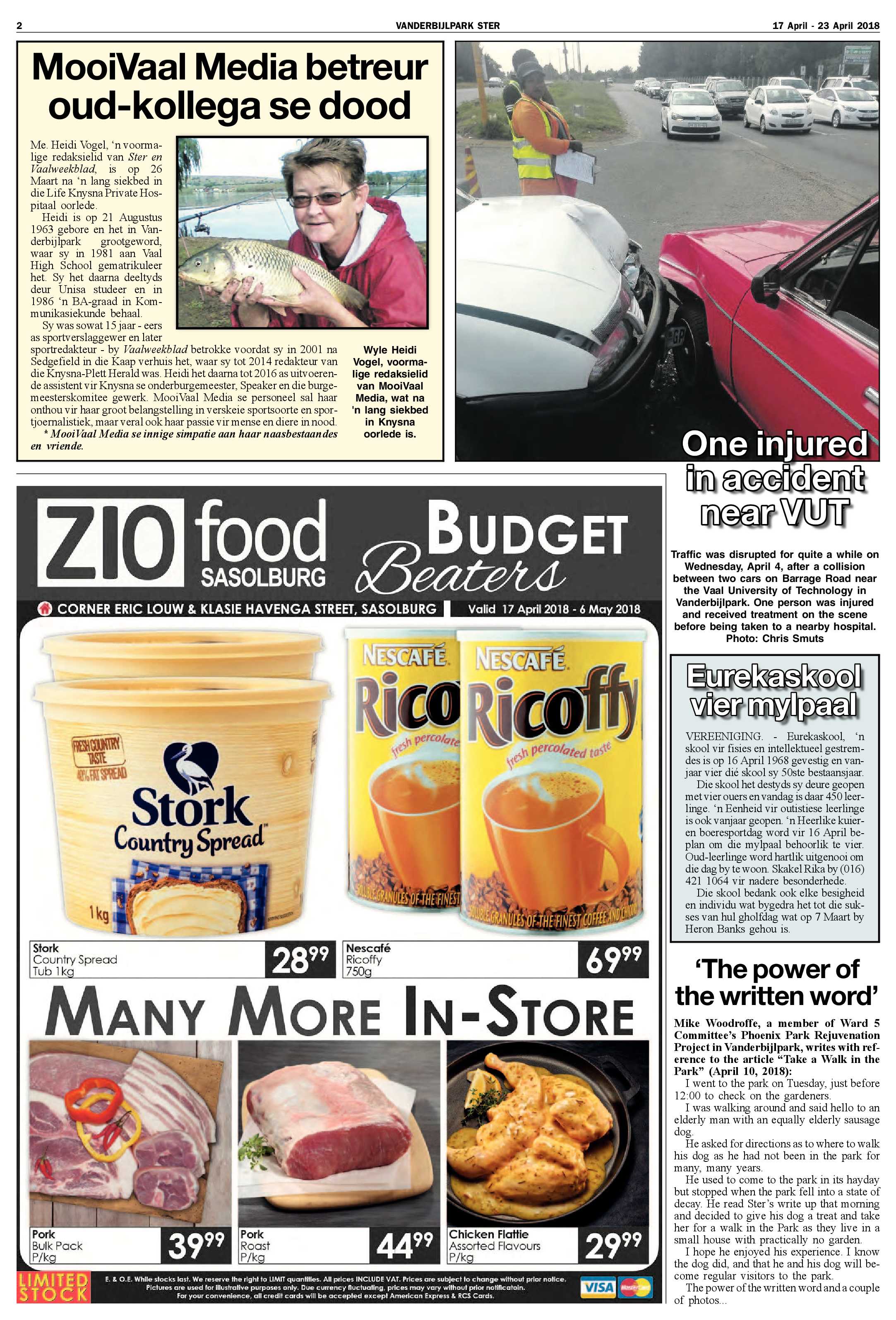 Vanderbijlpark Ster 17 – 23 April 2018 page 2