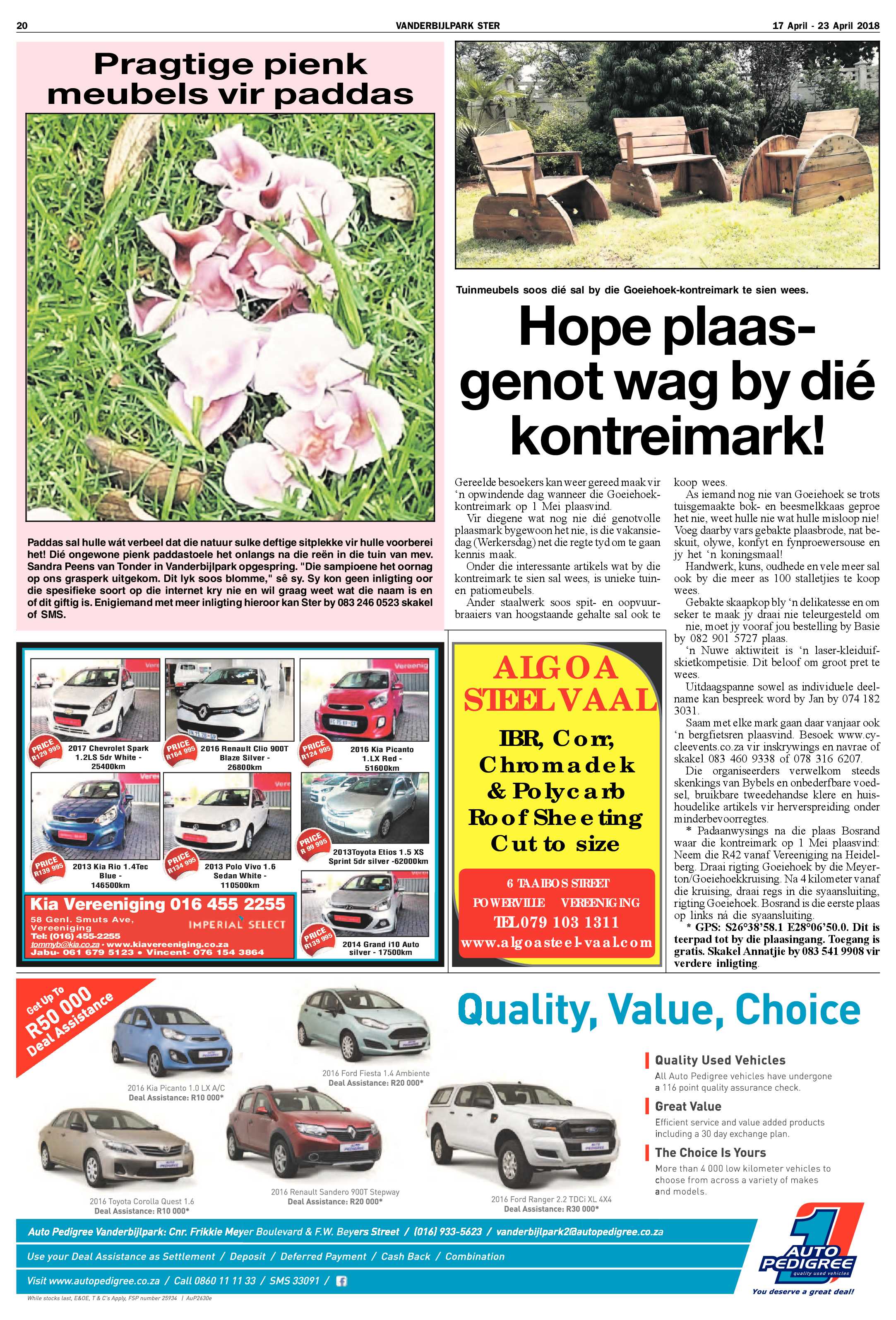 Vanderbijlpark Ster 17 – 23 April 2018 page 20