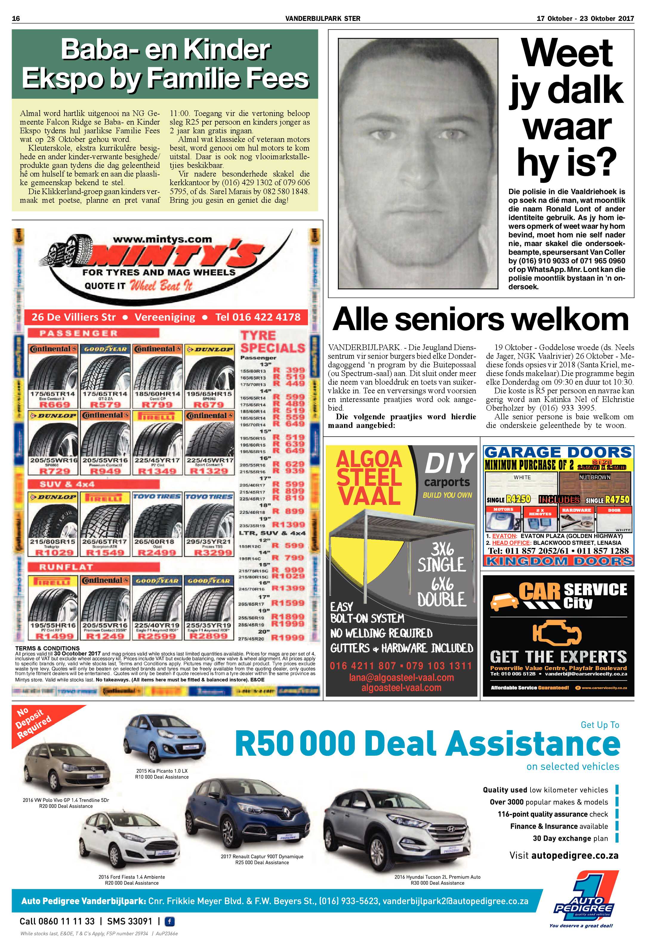 Vanderbijlpark Ster 17 – 23 Oktober 2017 page 16