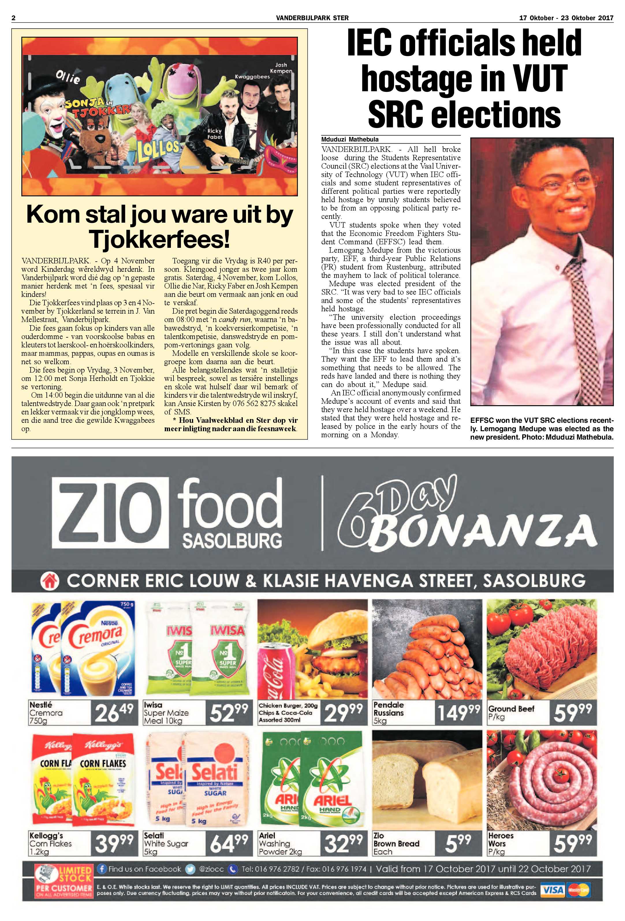 Vanderbijlpark Ster 17 – 23 Oktober 2017 page 2