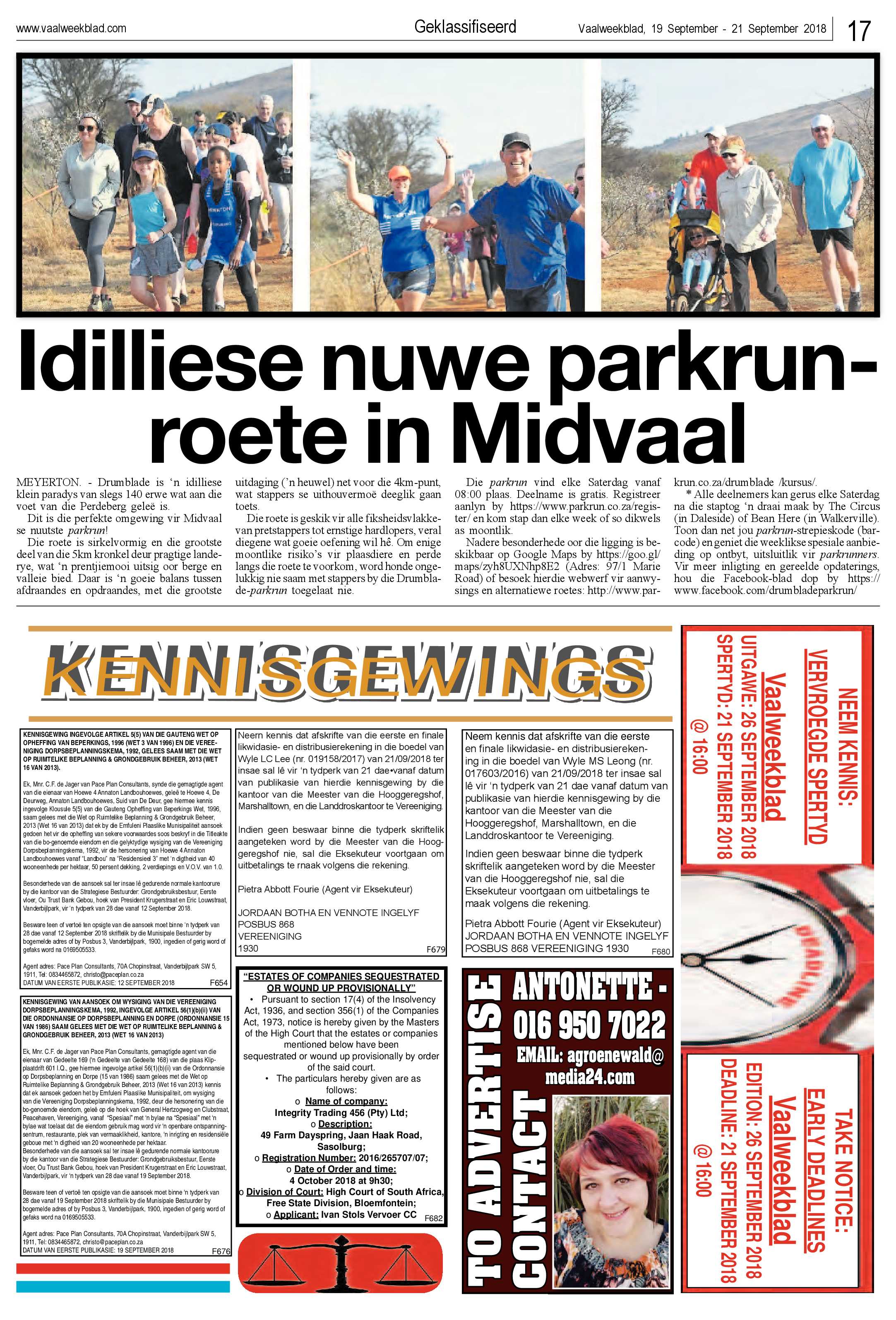 Vanderbijlpark Ster 18 – 24 September 2018 page 17