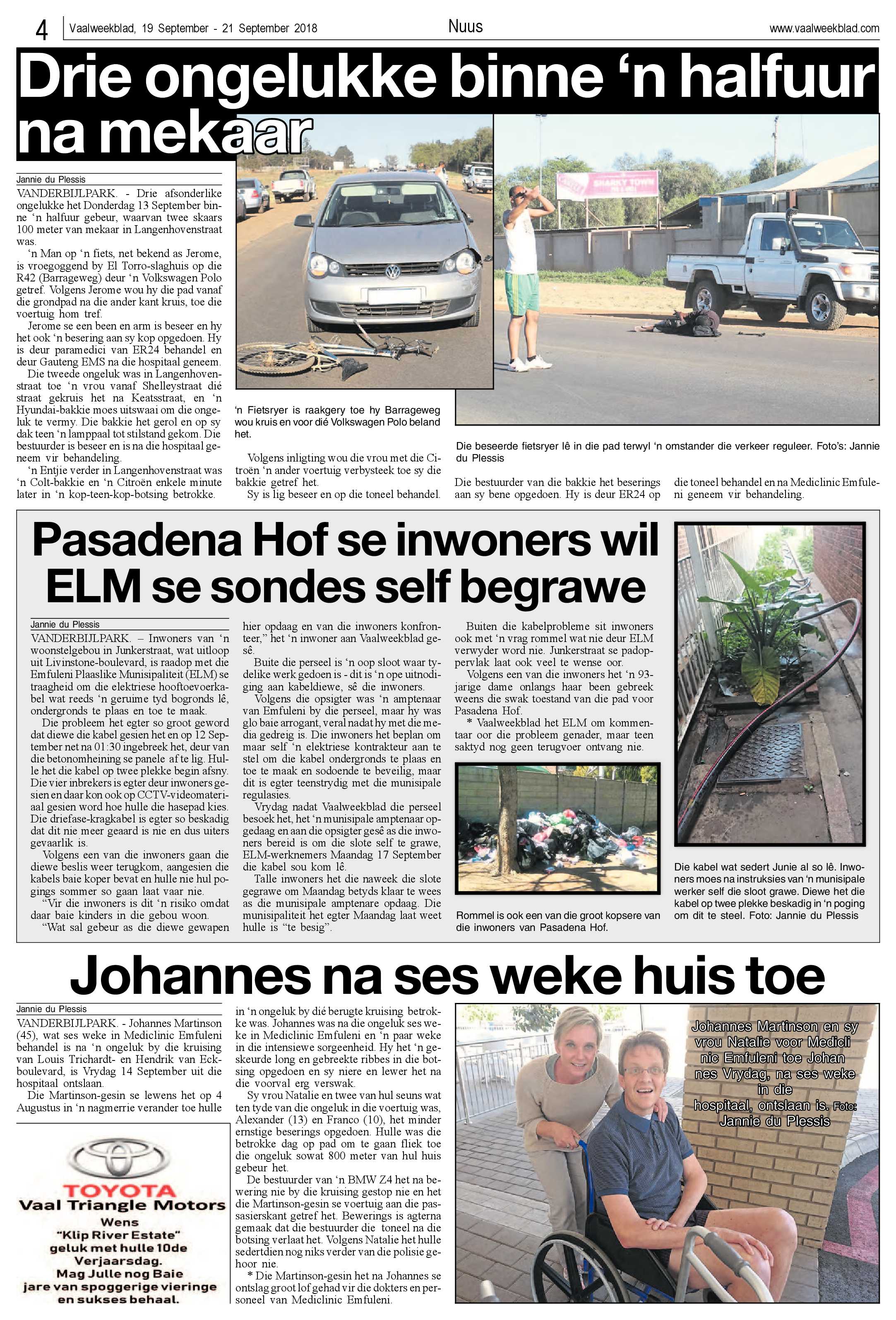 Vanderbijlpark Ster 18 – 24 September 2018 page 4