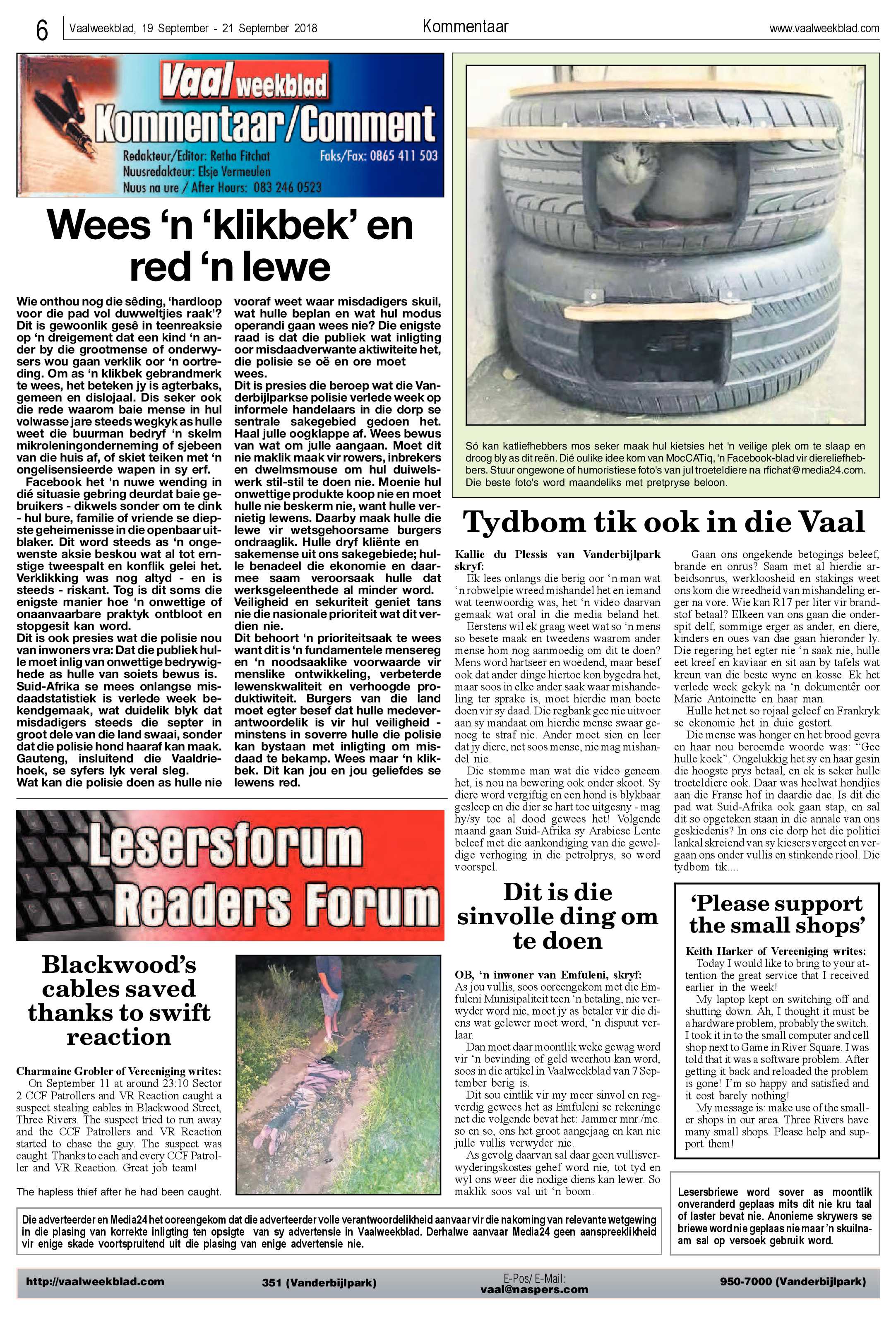 Vanderbijlpark Ster 18 – 24 September 2018 page 6