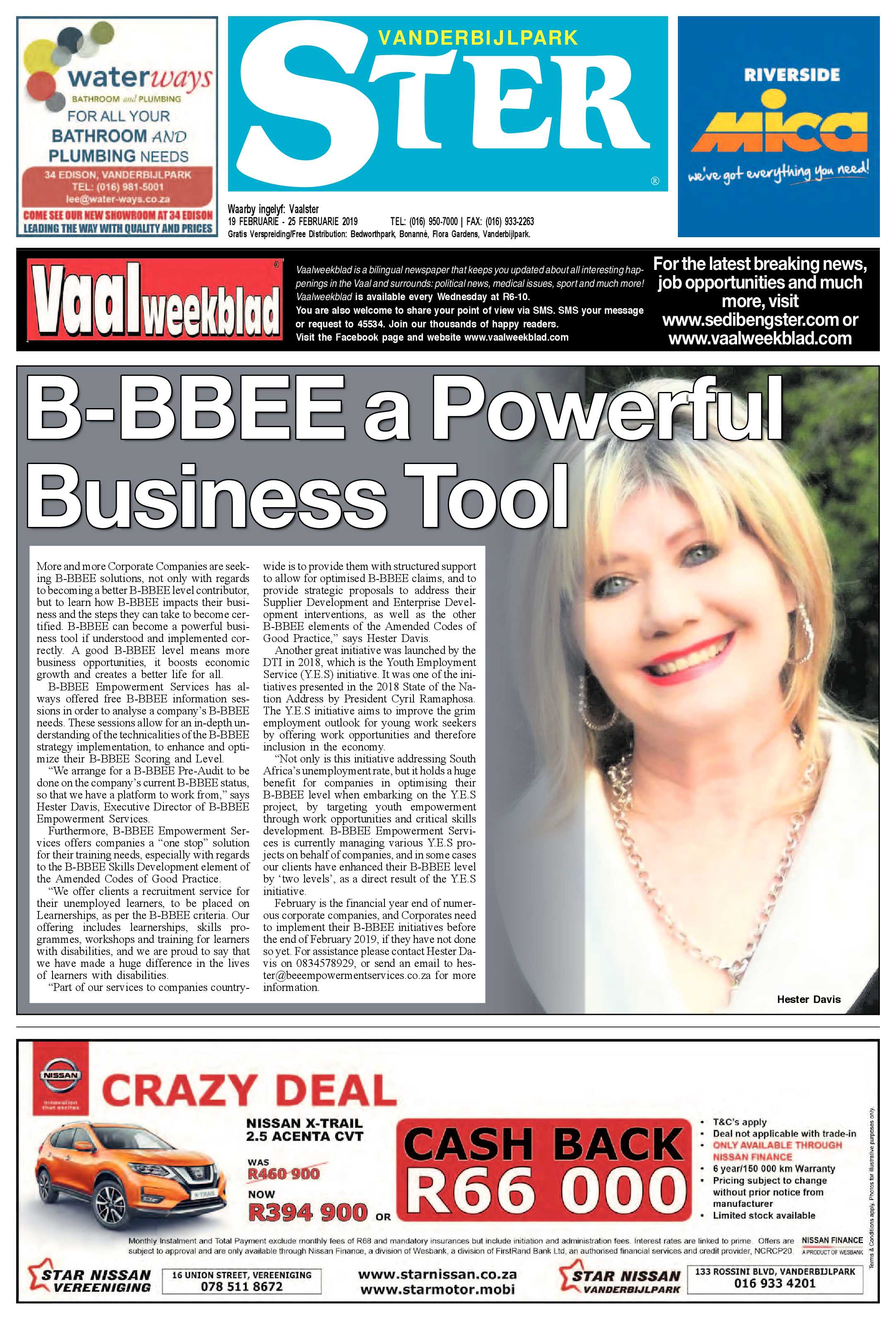 Vanderbijlpark Ster 19 – 25 Februarie 2019 page 1