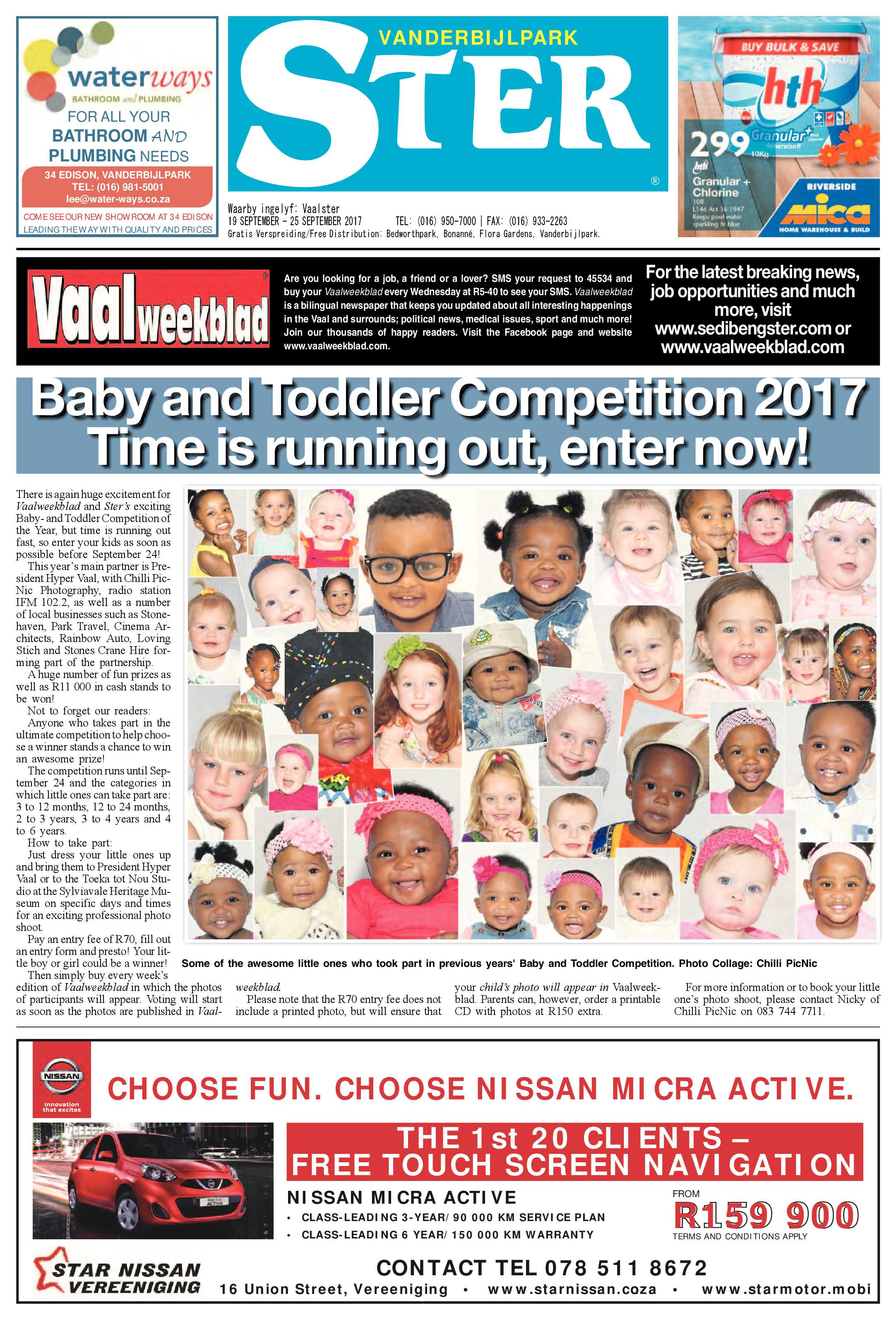 Vanderbijlpark Ster 19 – 25 September 2017 page 1
