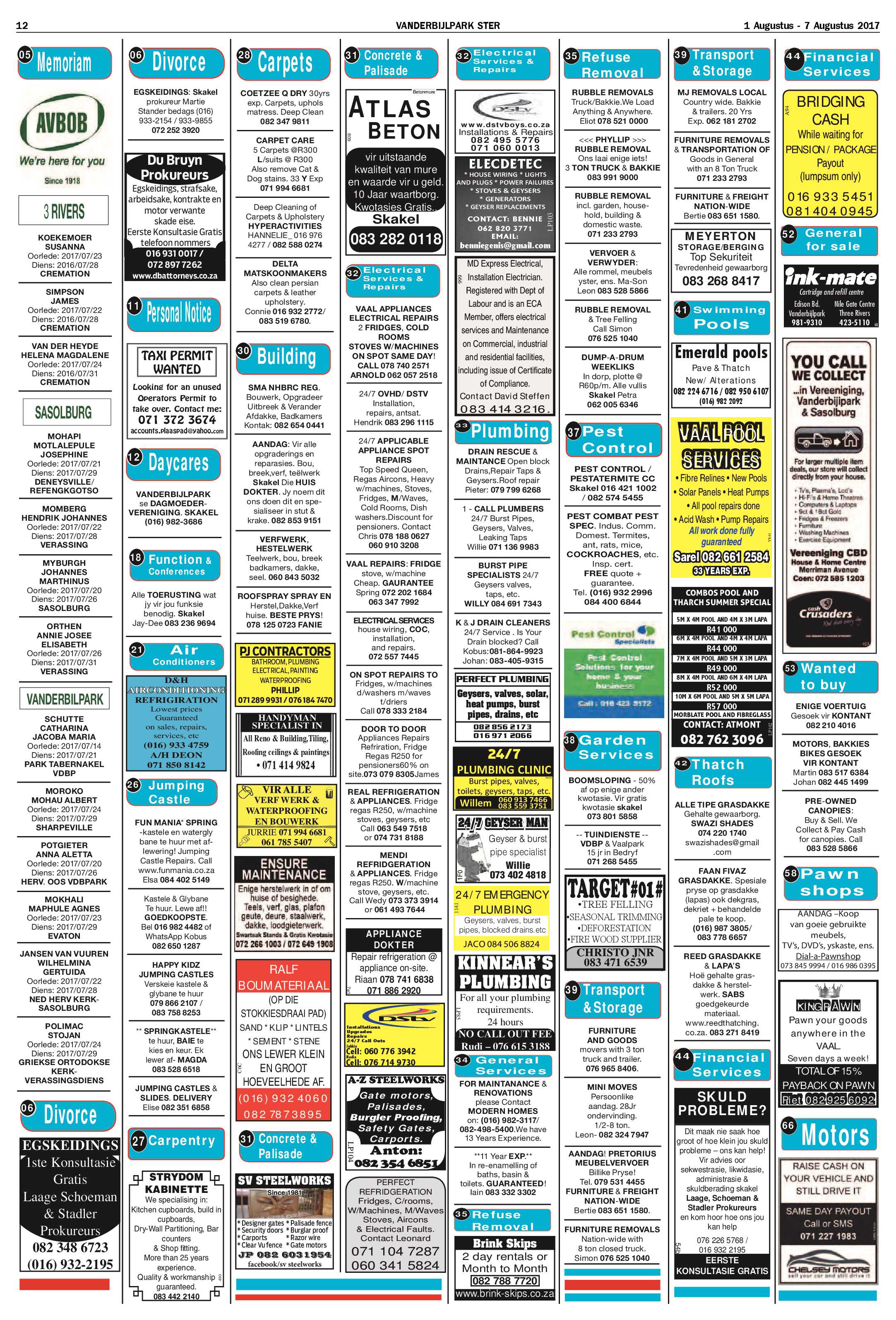 Vanderbijlpark Ster 1 – 7 Augustus 2017 page 12