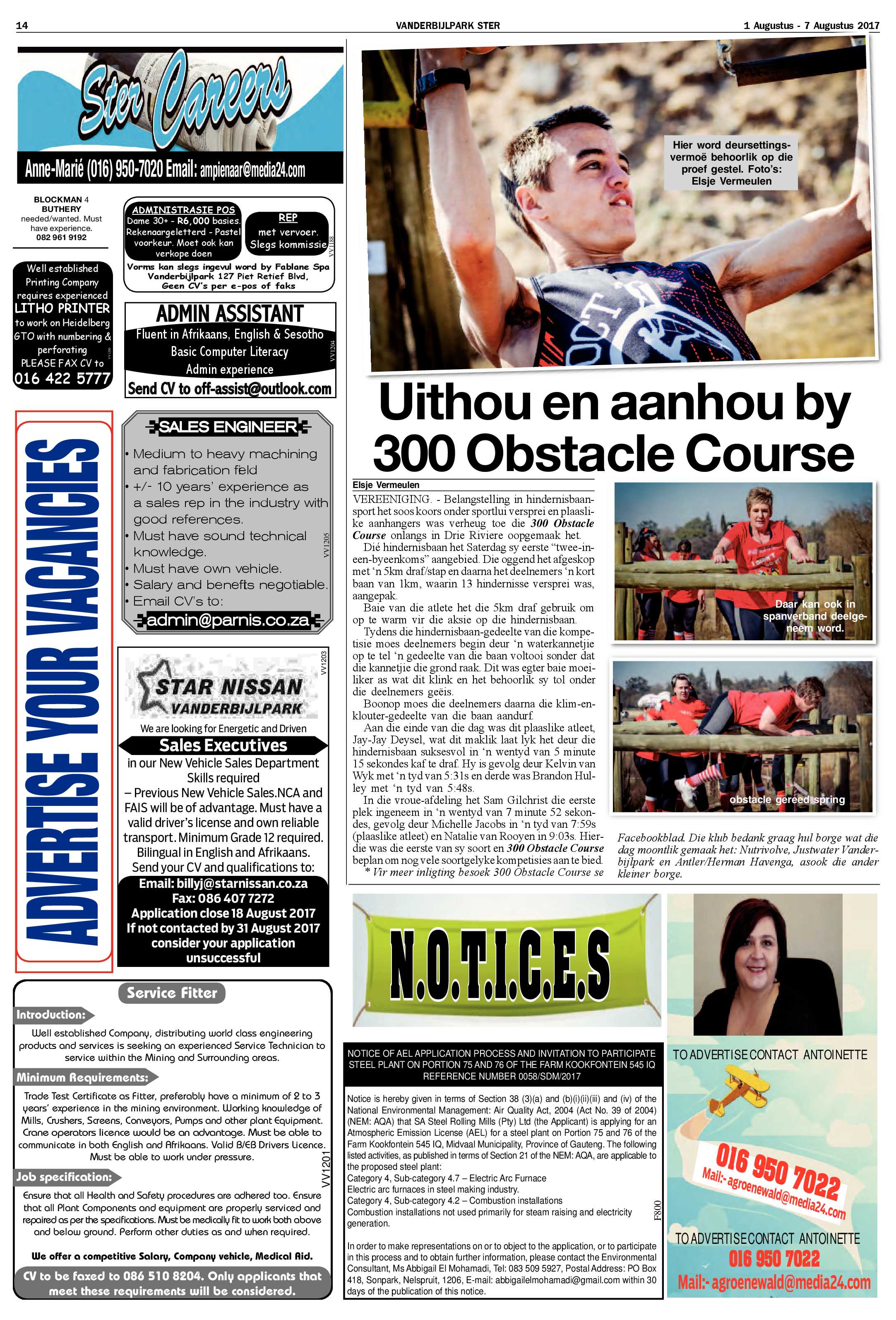 Vanderbijlpark Ster 1 – 7 Augustus 2017 page 14