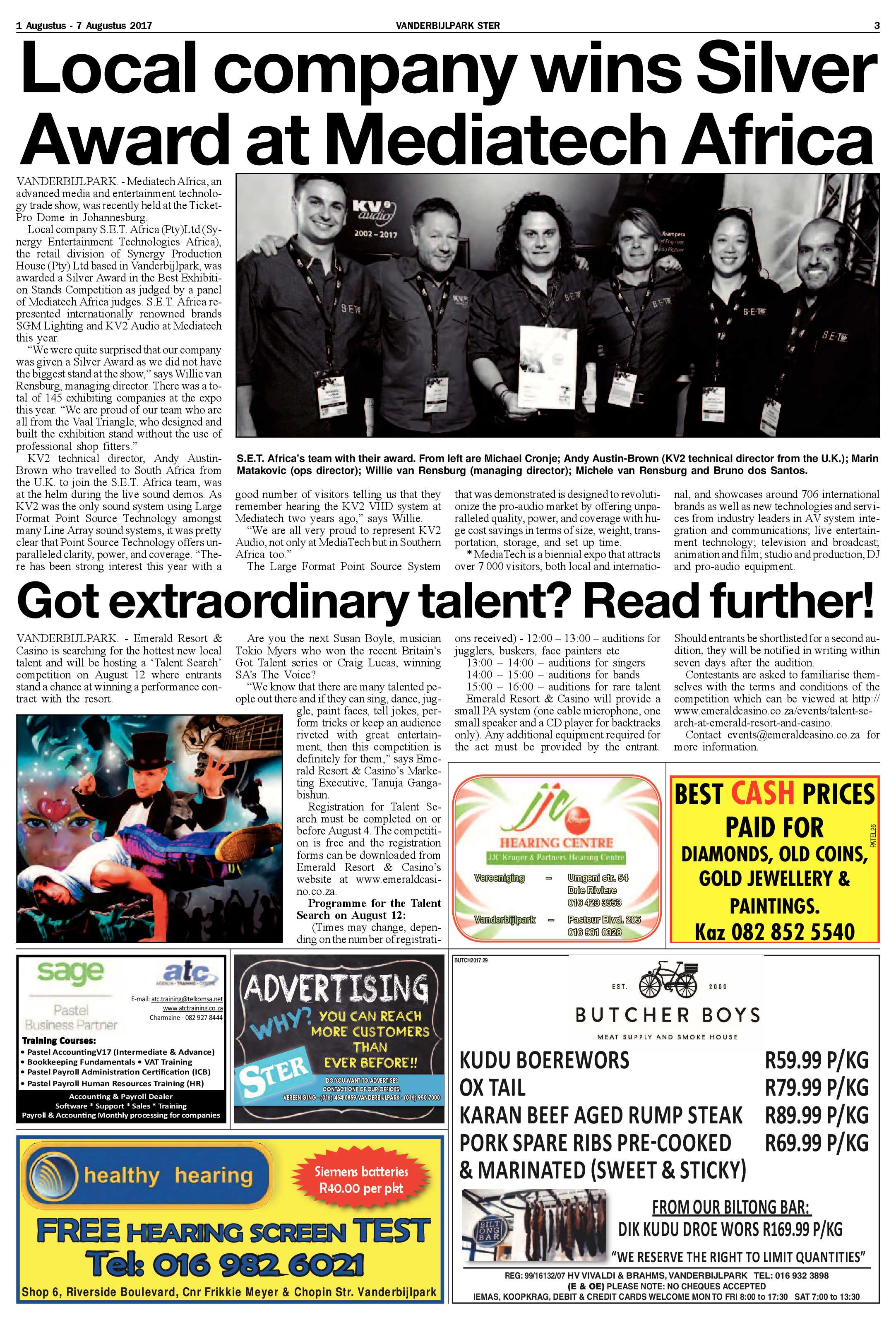 Vanderbijlpark Ster 1 – 7 Augustus 2017 page 3