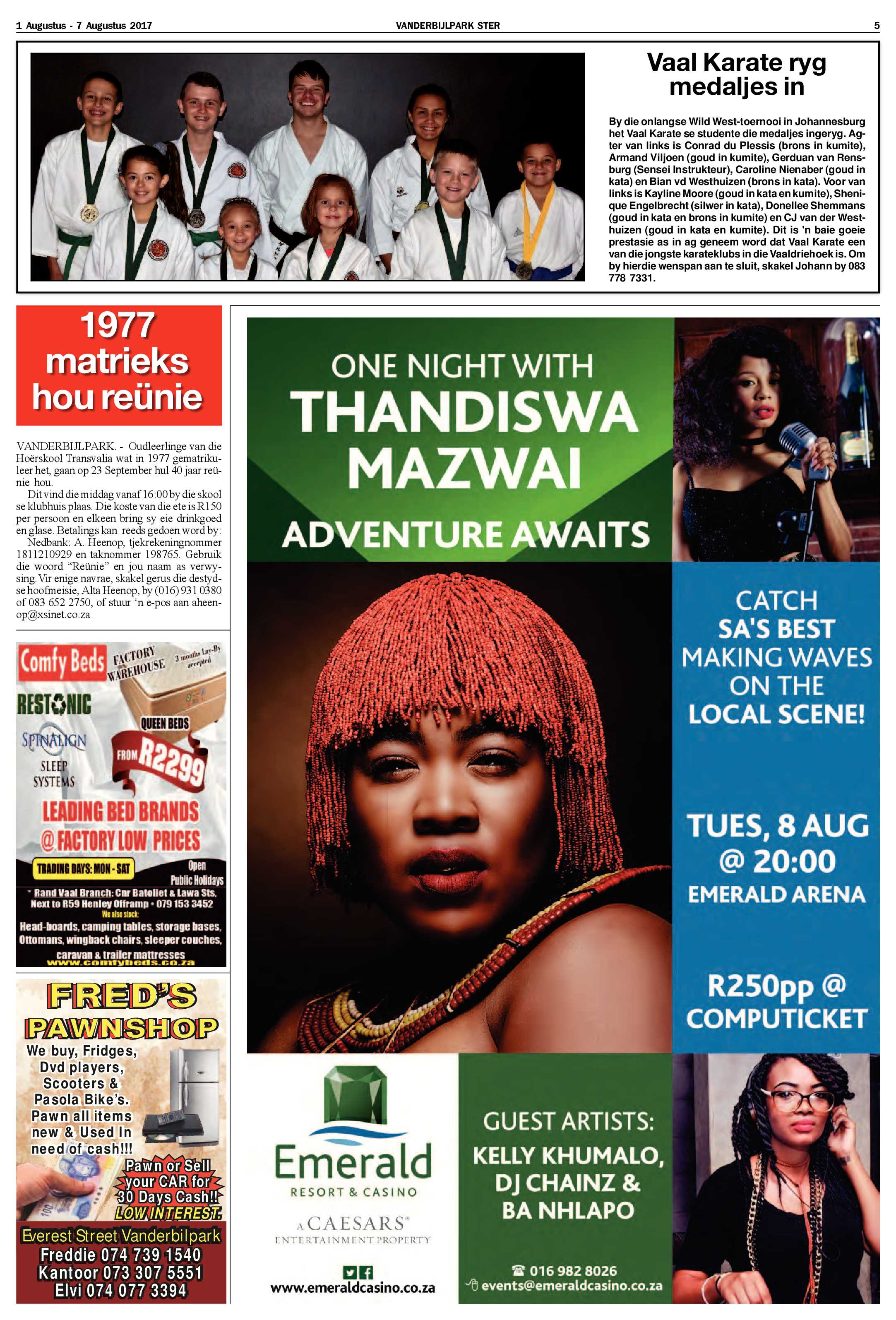 Vanderbijlpark Ster 1 – 7 Augustus 2017 page 5