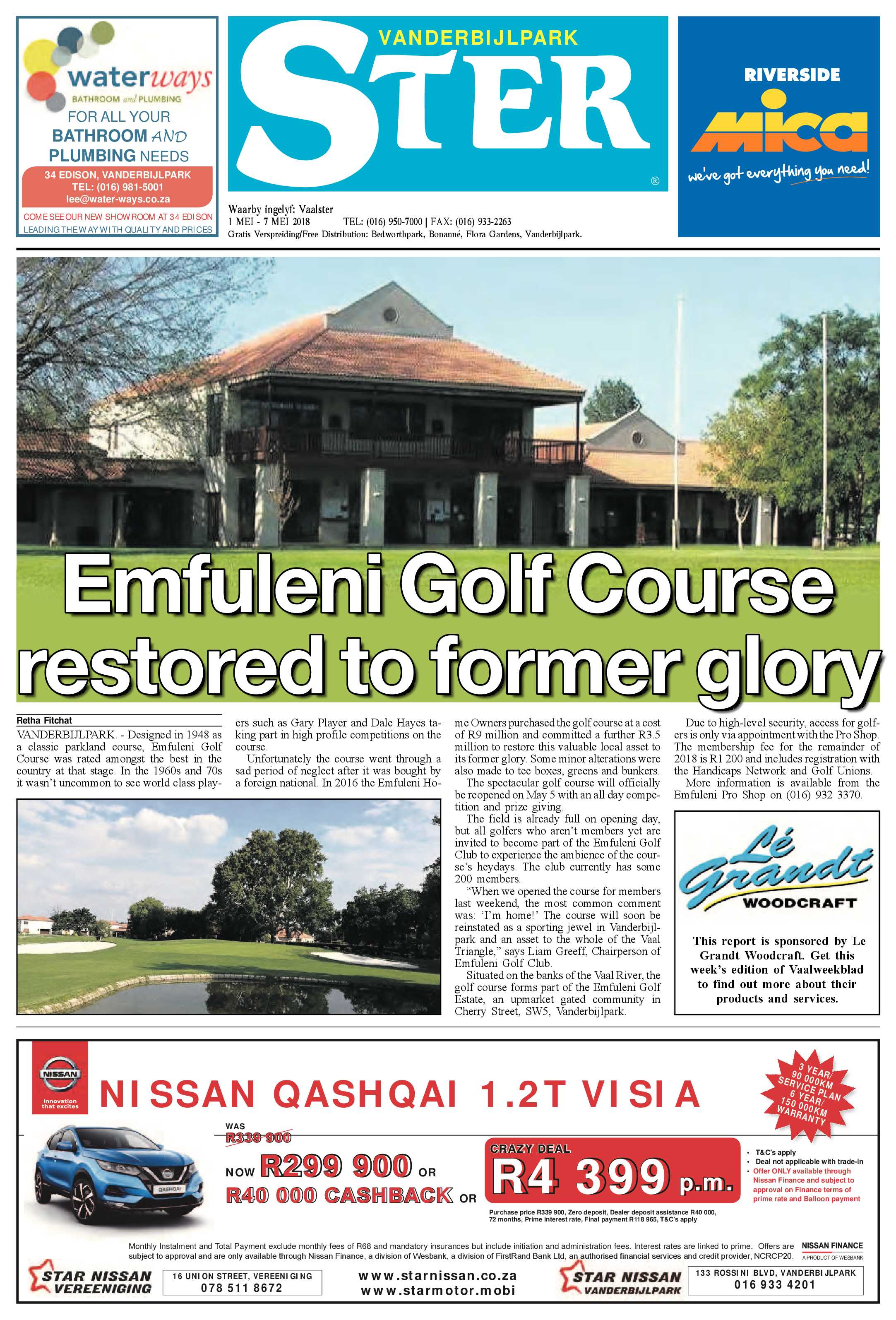 Vanderbijlpark Ster 1 – 7 Mei 2018 page 1