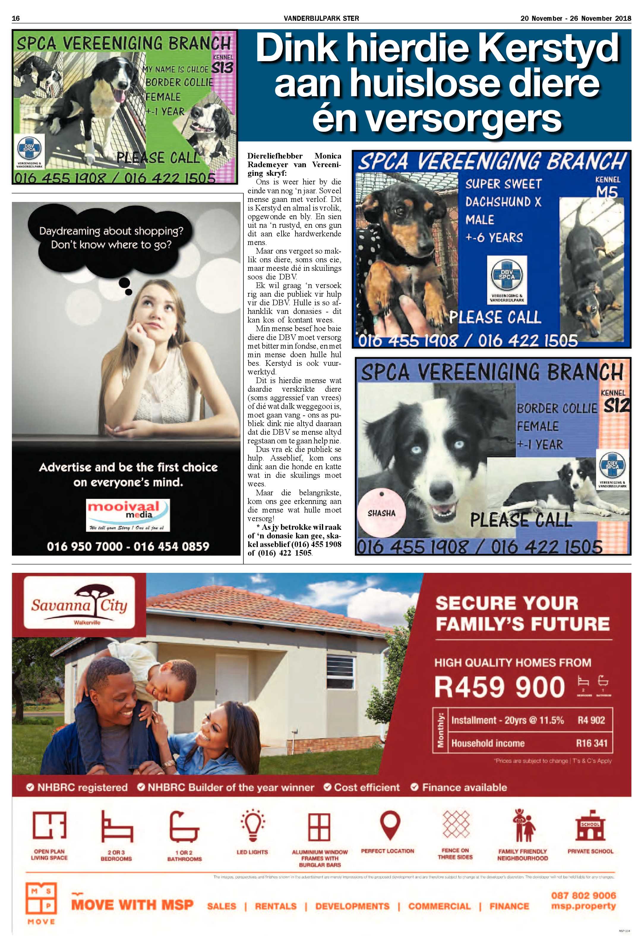 Vanderbijlpark Ster 20 – 26 November 2018 page 16