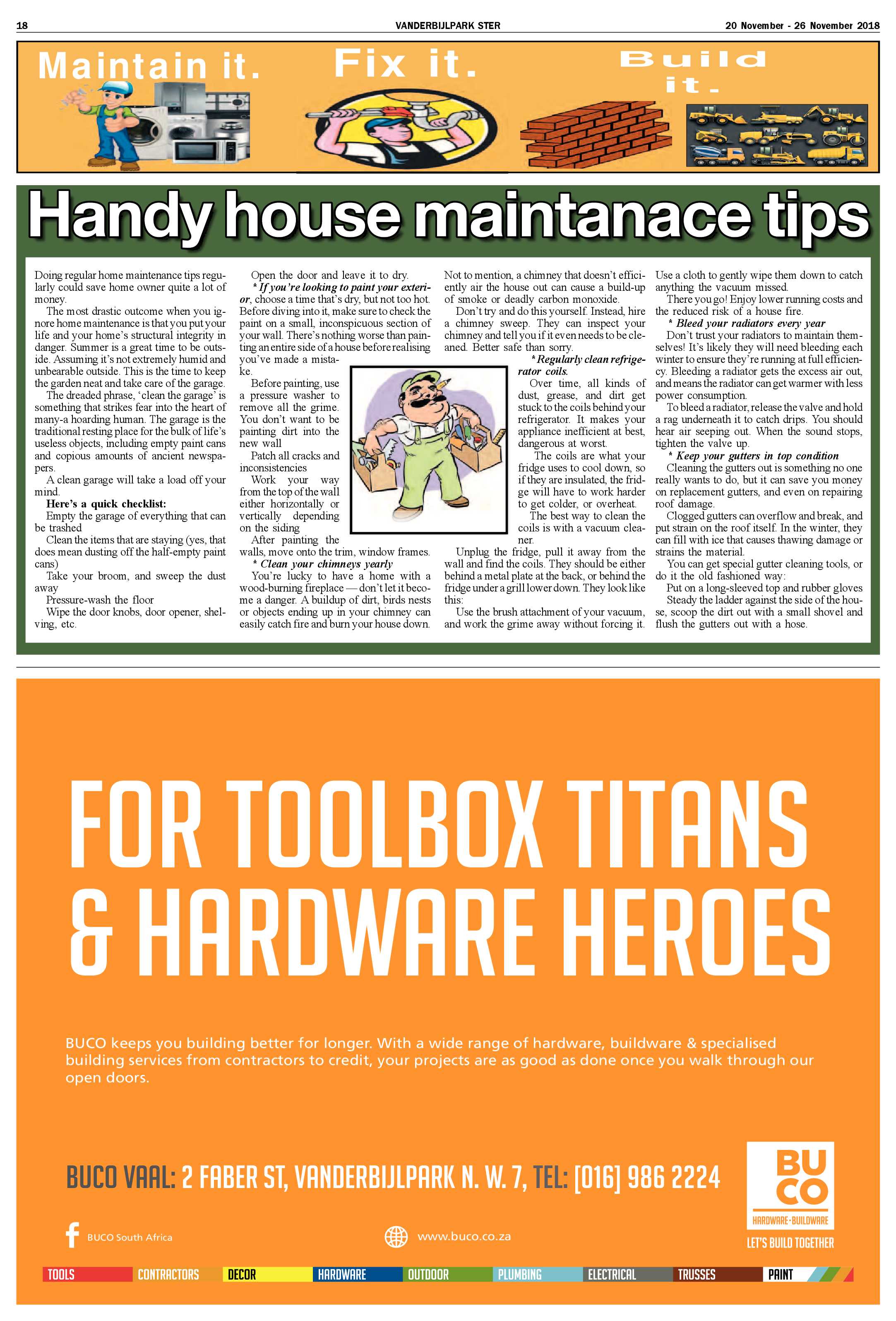 Vanderbijlpark Ster 20 – 26 November 2018 page 18