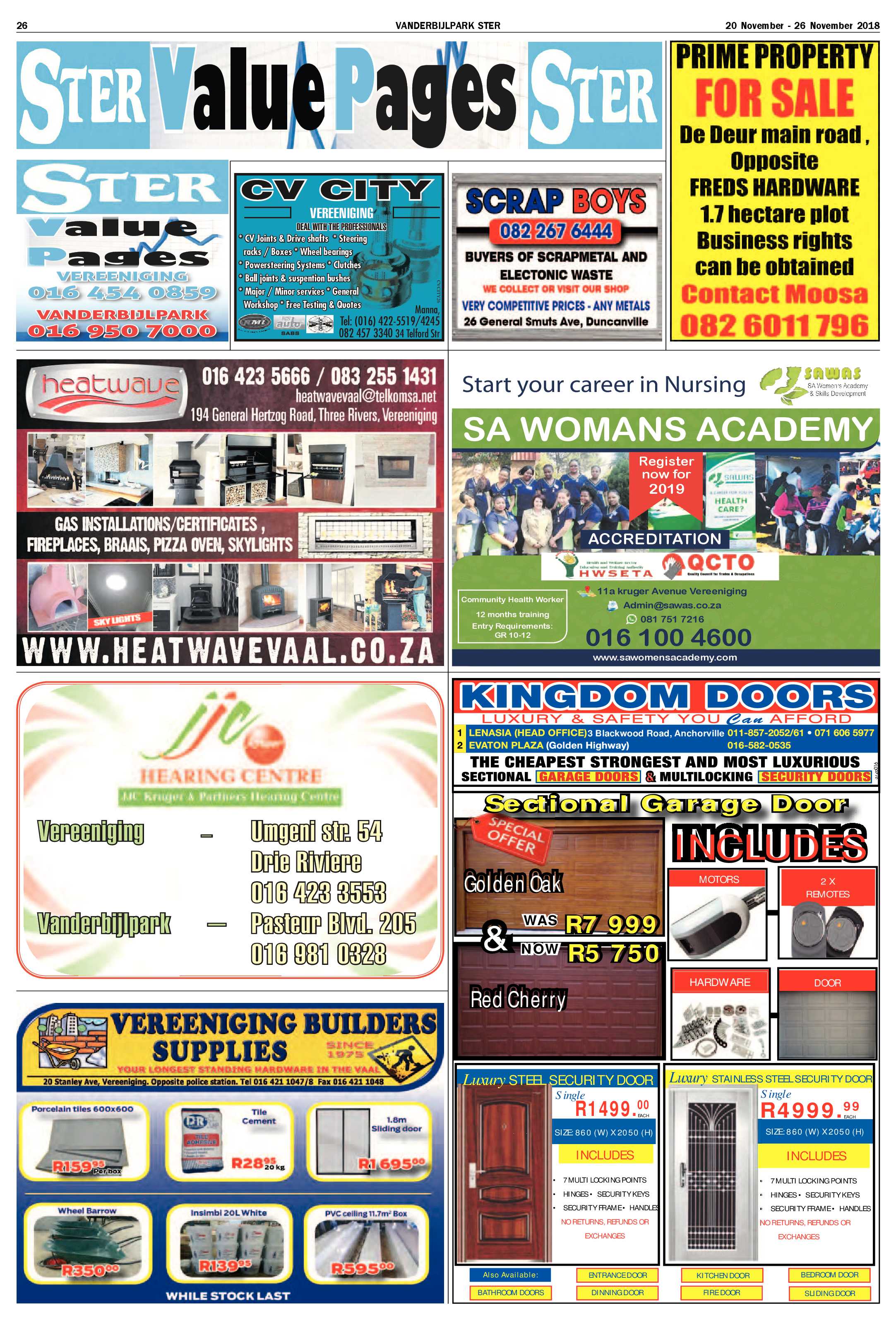 Vanderbijlpark Ster 20 – 26 November 2018 page 26