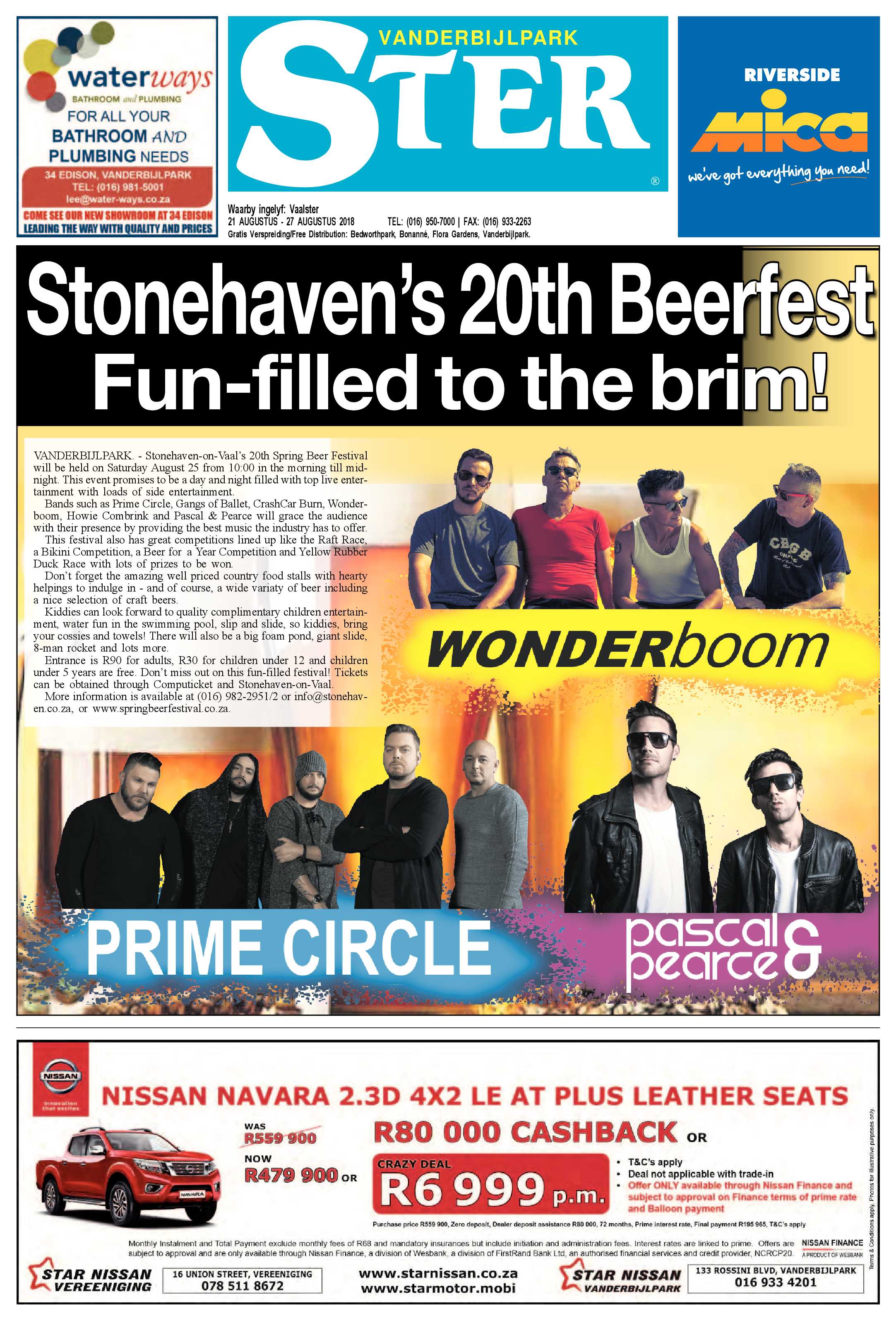 Vanderbijlpark Ster 21 – 27 Augustus 2018 page 1