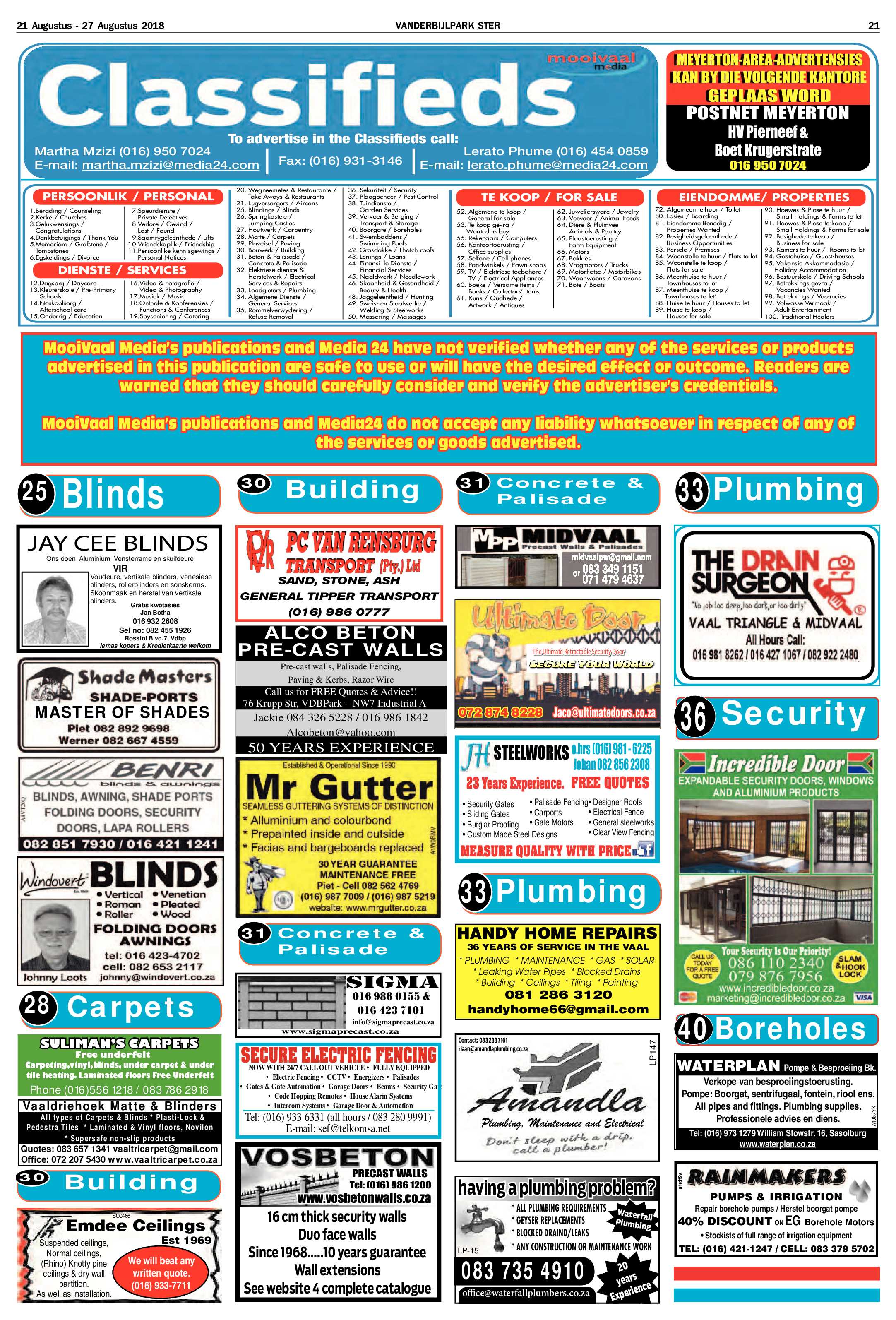 Vanderbijlpark Ster 21 – 27 Augustus 2018 page 21