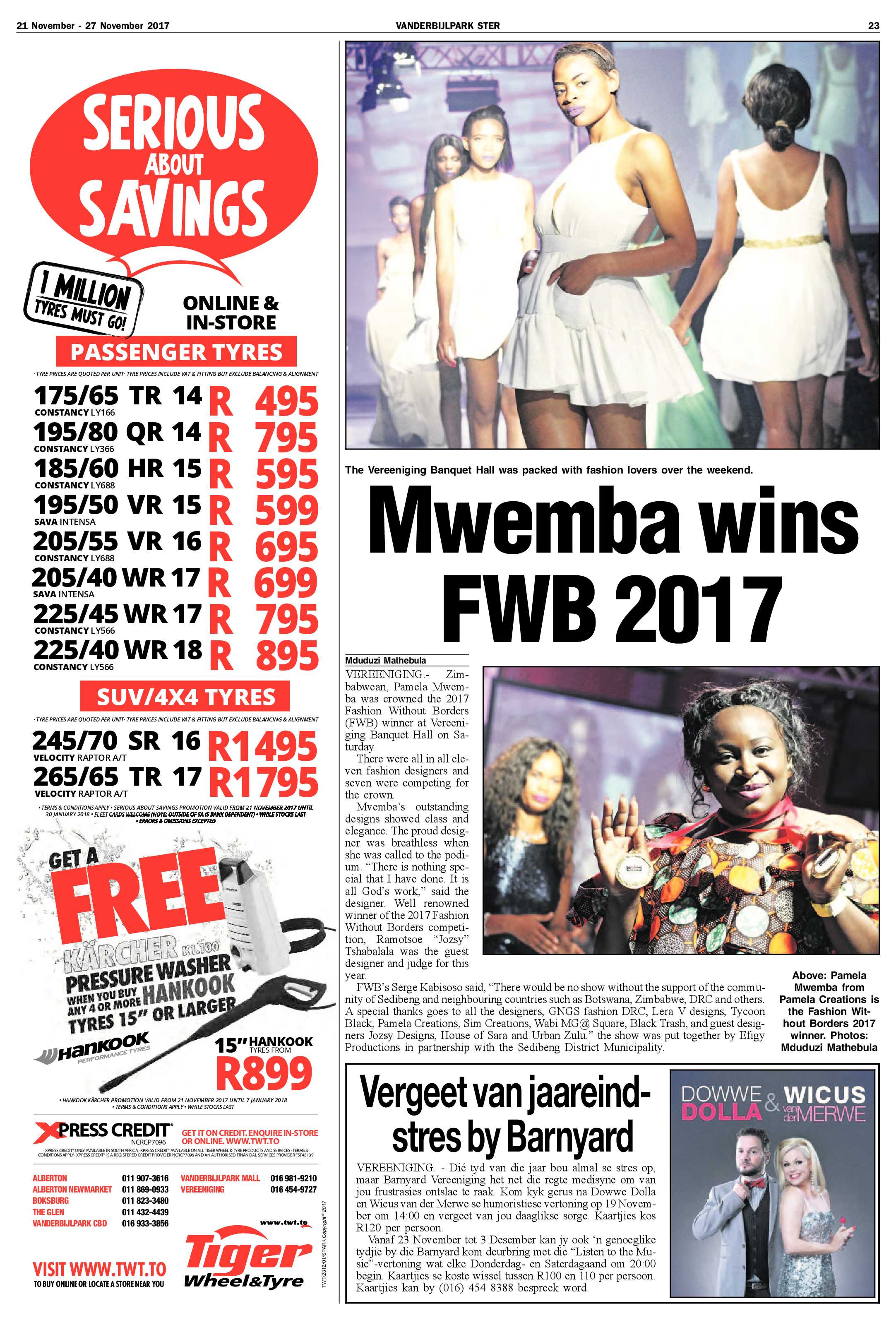 Vanderbijlpark Ster 21 – 27 November 2017 page 23