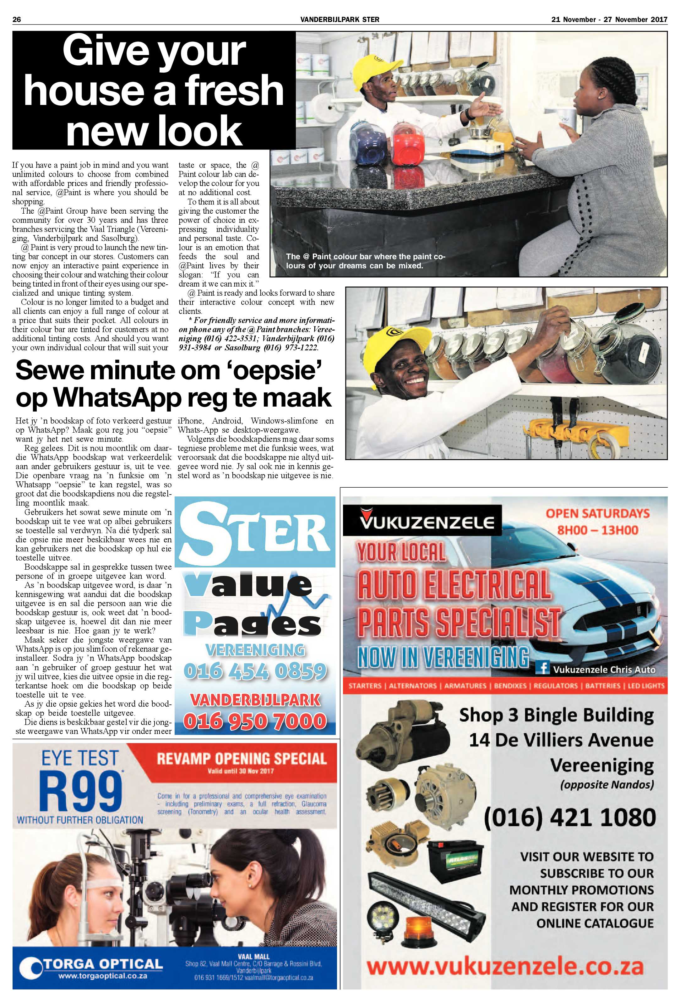 Vanderbijlpark Ster 21 – 27 November 2017 page 26