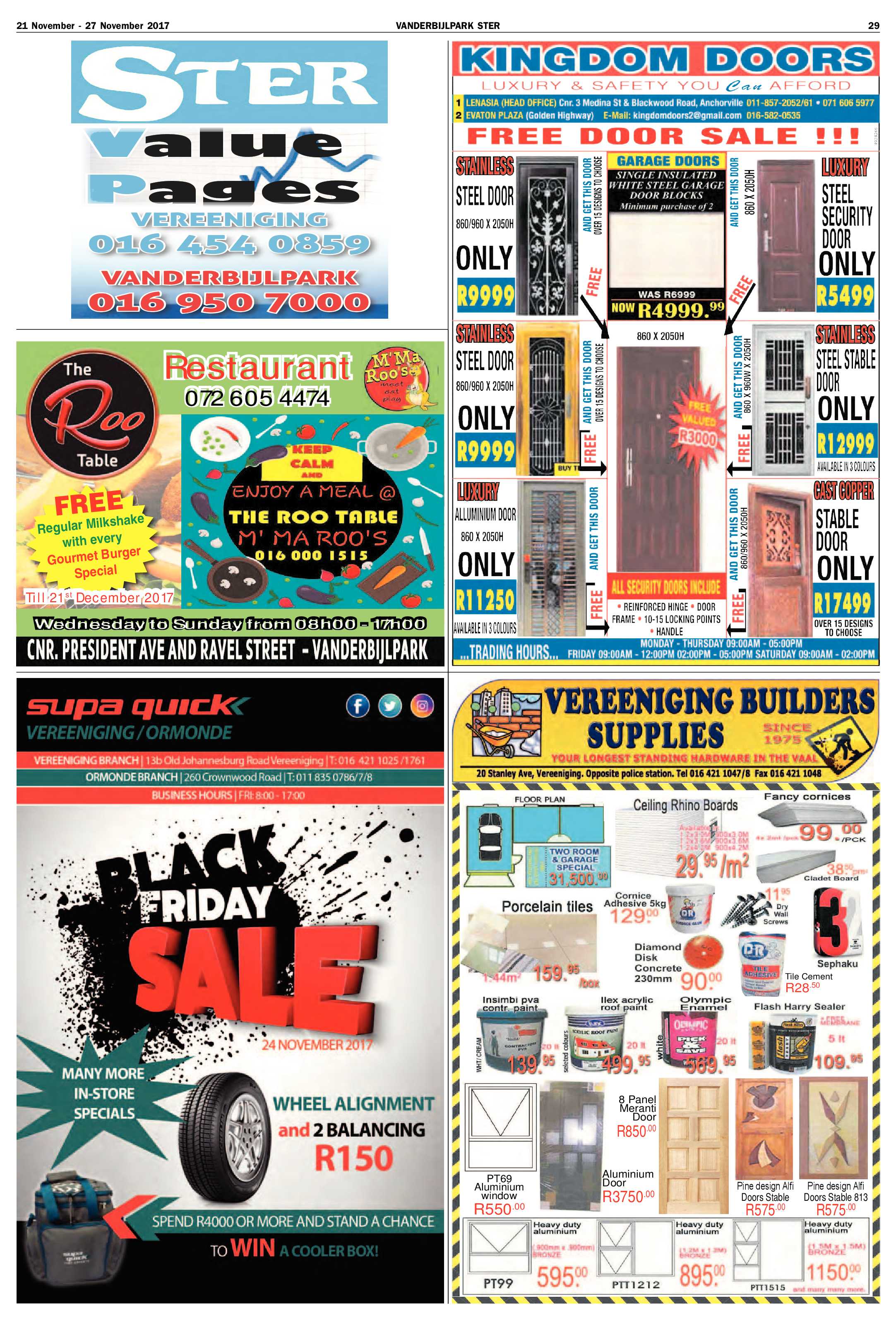 Vanderbijlpark Ster 21 – 27 November 2017 page 29