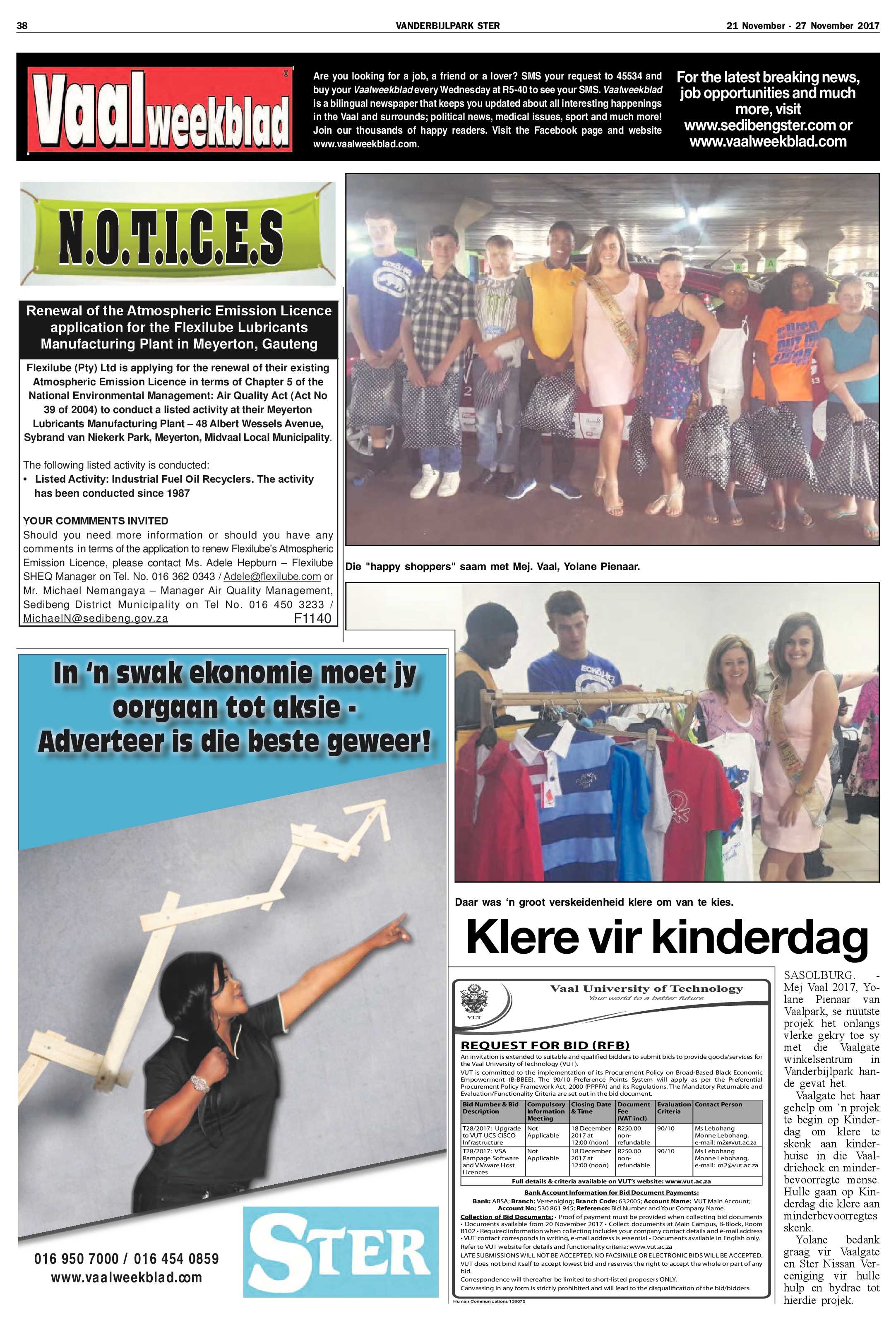 Vanderbijlpark Ster 21 – 27 November 2017 page 38