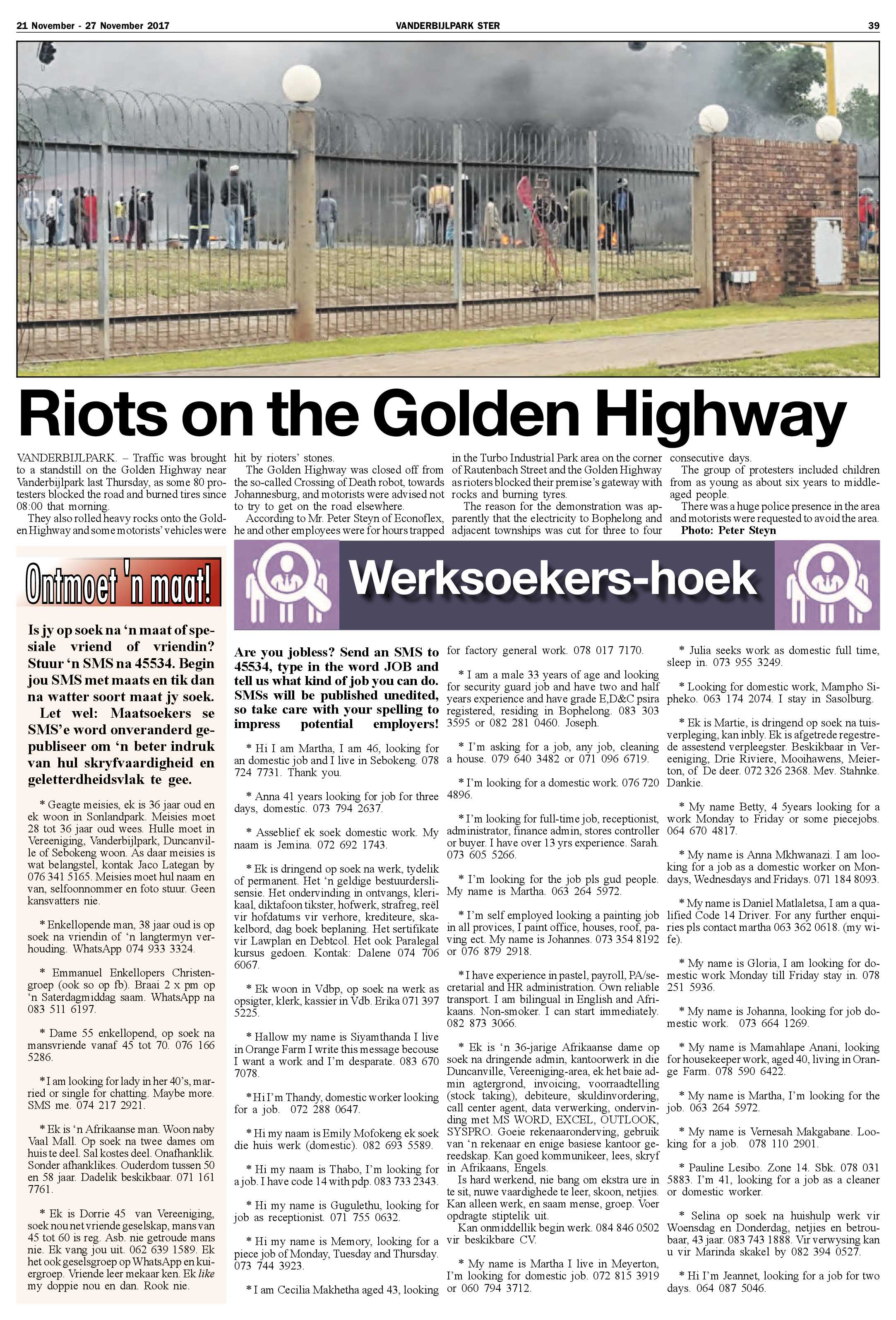 Vanderbijlpark Ster 21 – 27 November 2017 page 39