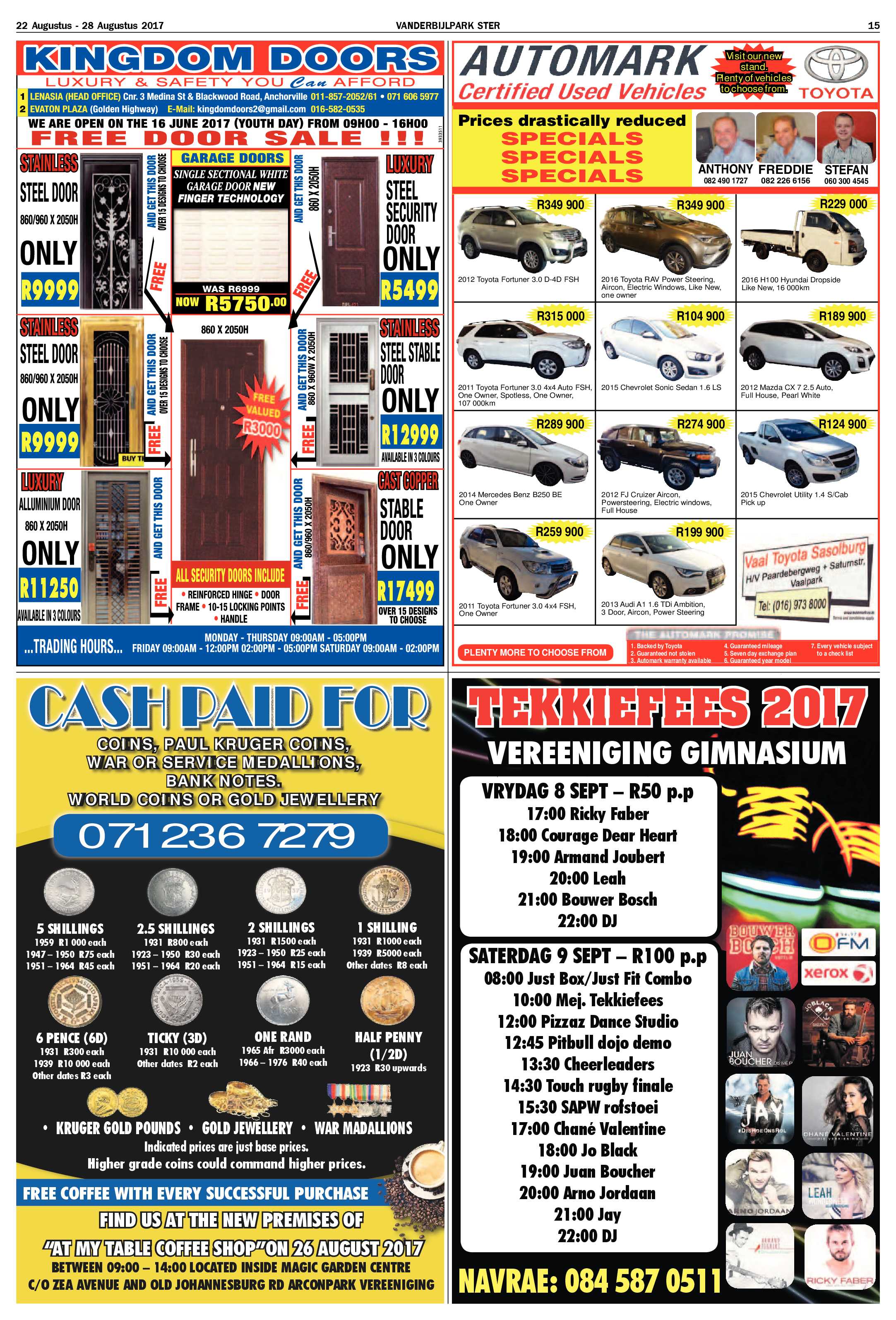 Vanderbijlpark Ster 22 – 28 Augustus 2017 page 15