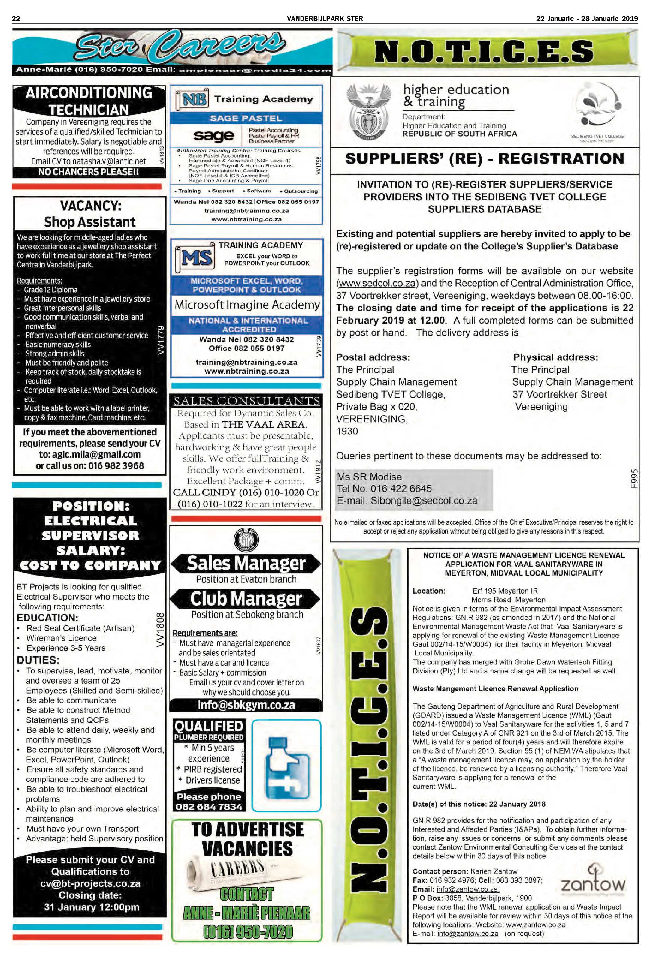 Vanderbijlpark Ster 22 – 28 Januarie 2019 page 22