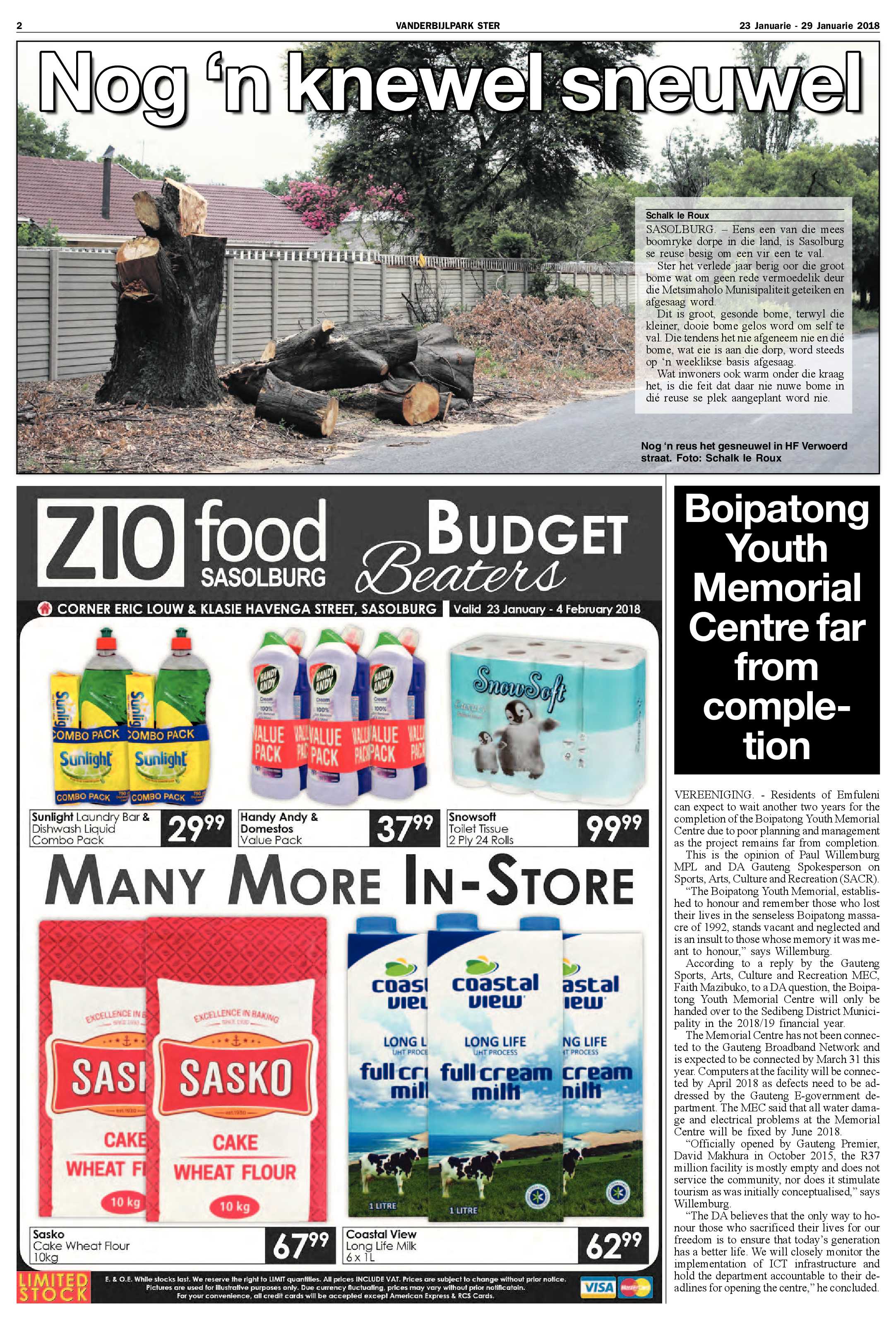 Vanderbijlpark Ster 23 – 29 Januarie 2018 page 2